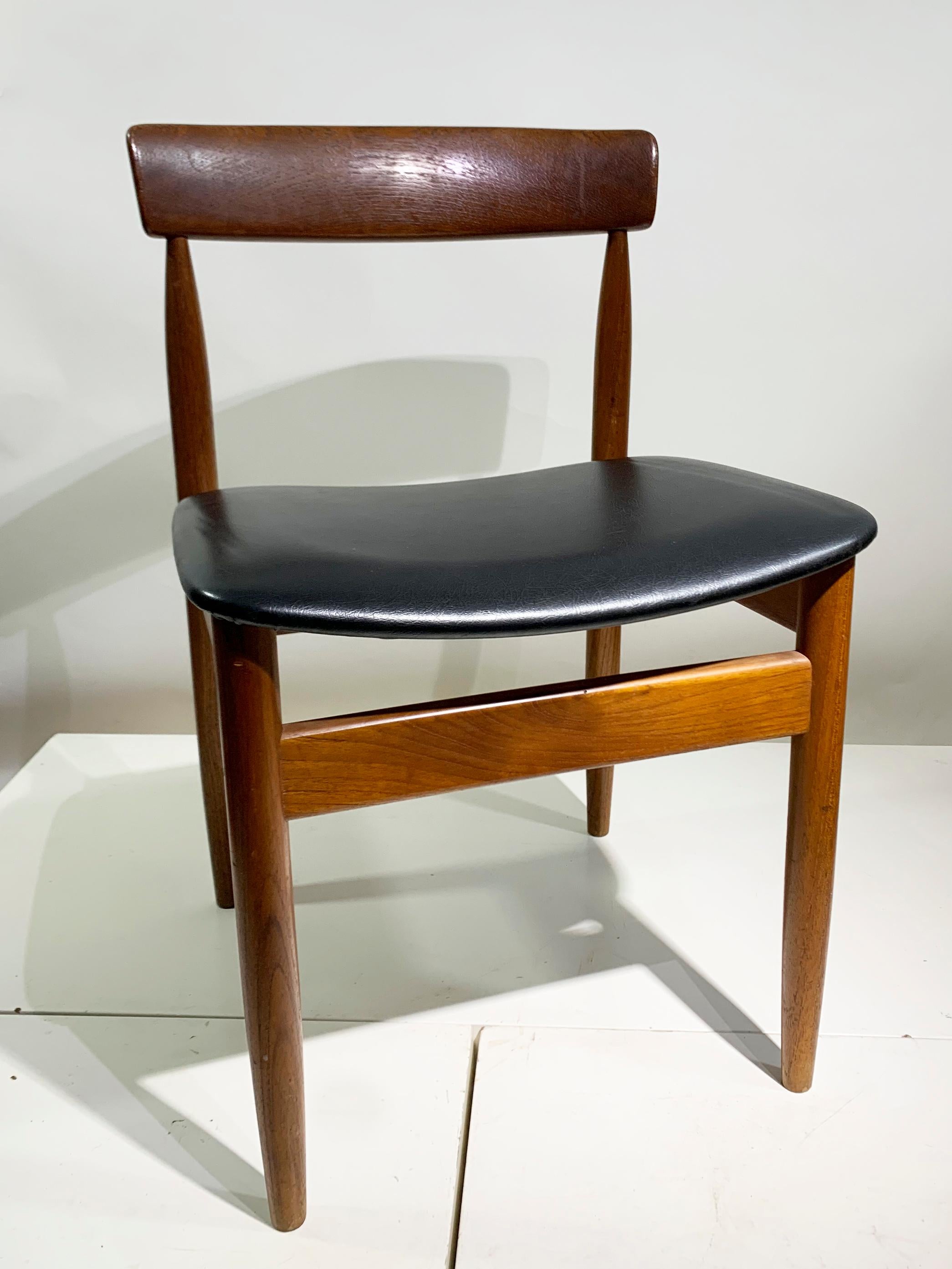 Set of 6 Mid-20th Century Scandinavian Dining Chairs  For Sale 11