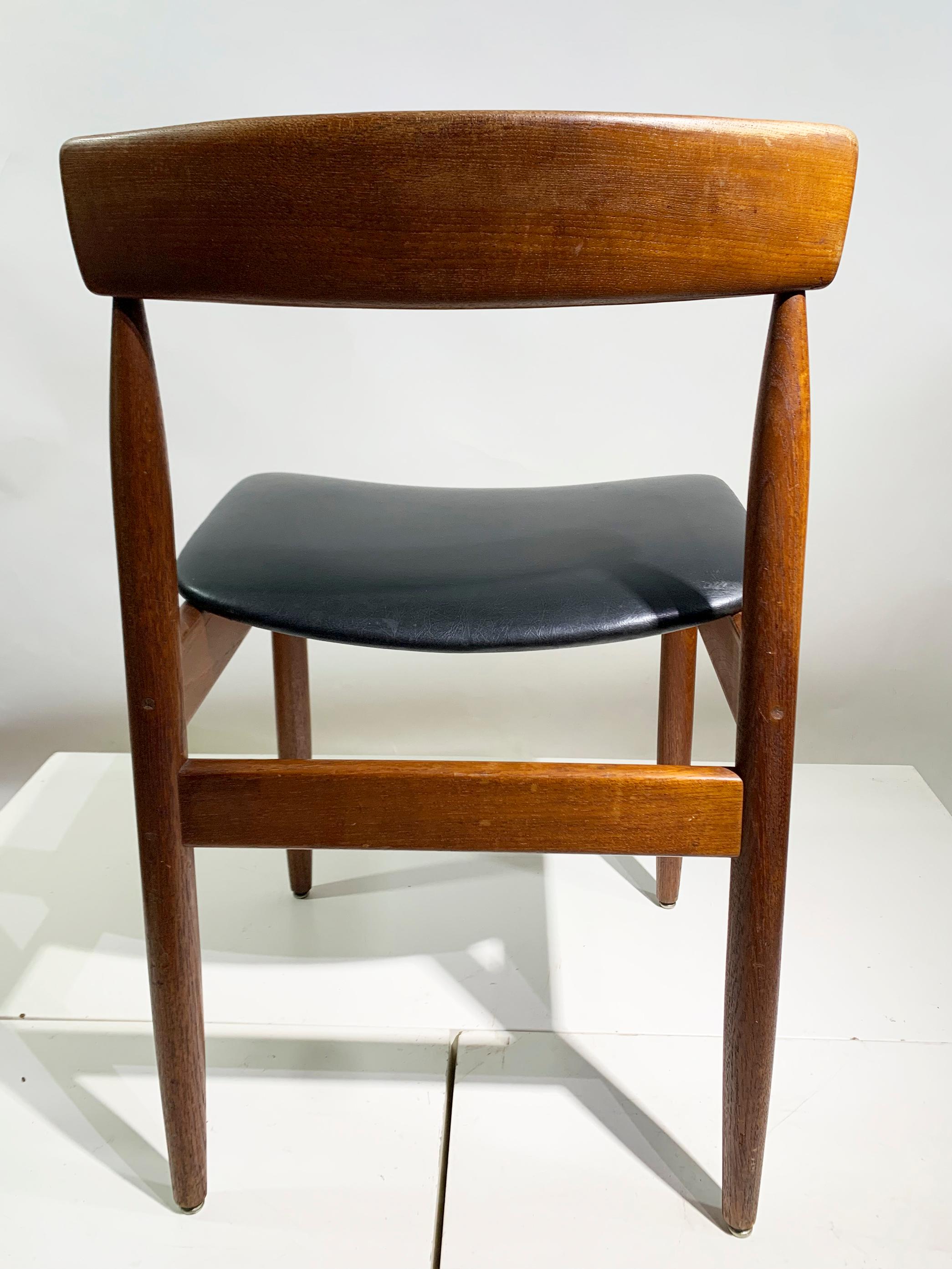 Set of 6 Mid-20th Century Scandinavian Dining Chairs  For Sale 14