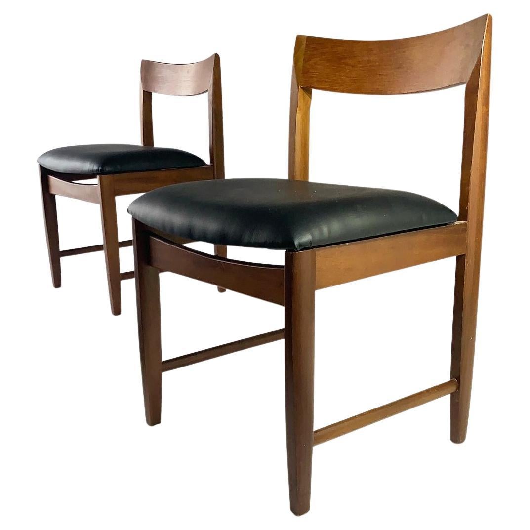 Mid Century Mahogany Colored Dining Chairs, Danish Design, Set of 6 For