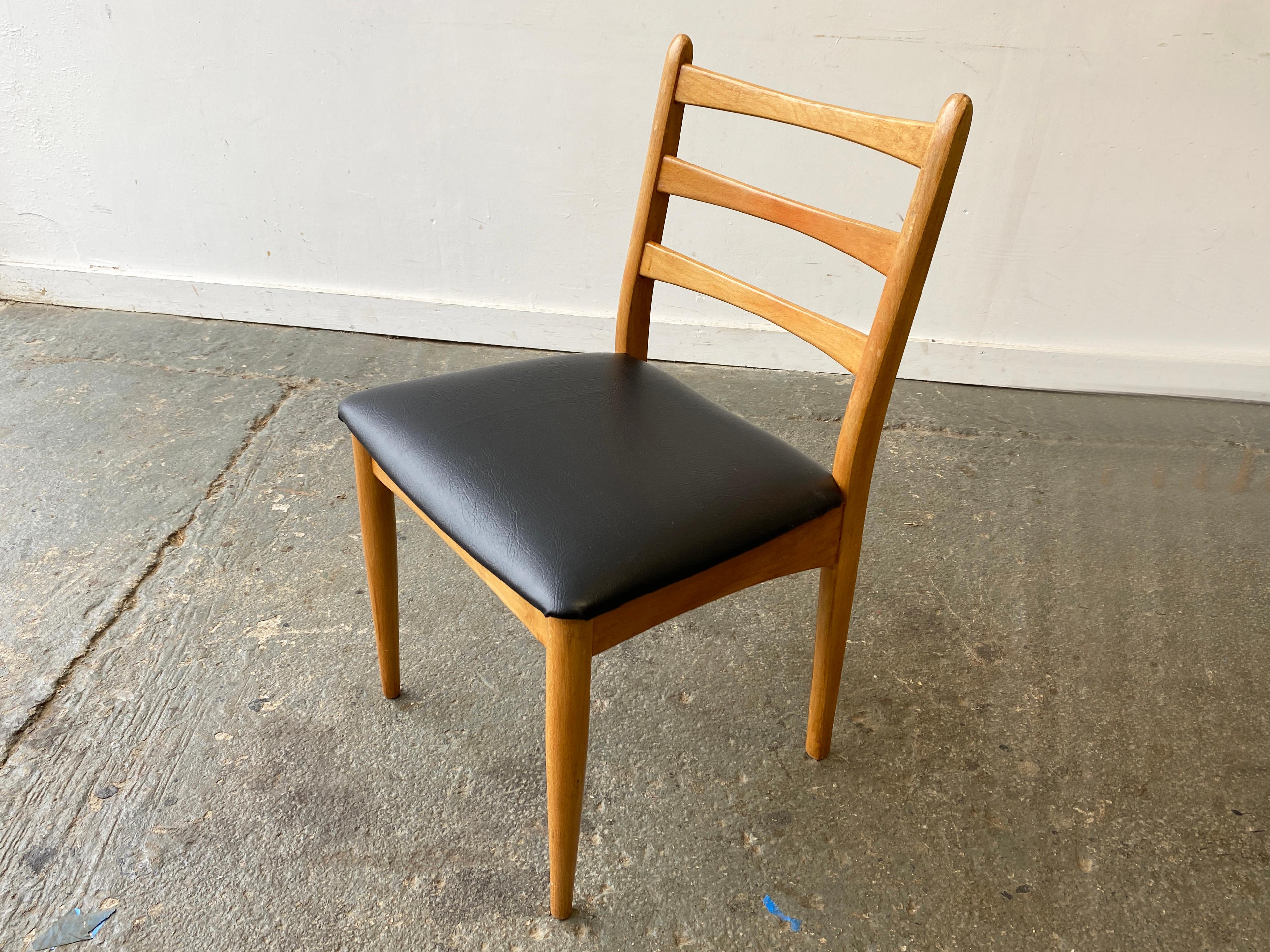 XX secolo Set di 6 sedie da pranzo di metà secolo 1970 di Schreiber Furniture in vendita