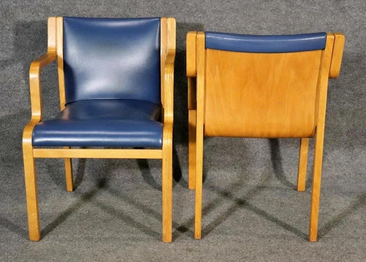 Mid-Century Modern Ensemble de 6 fauteuils Mid-Century en vente