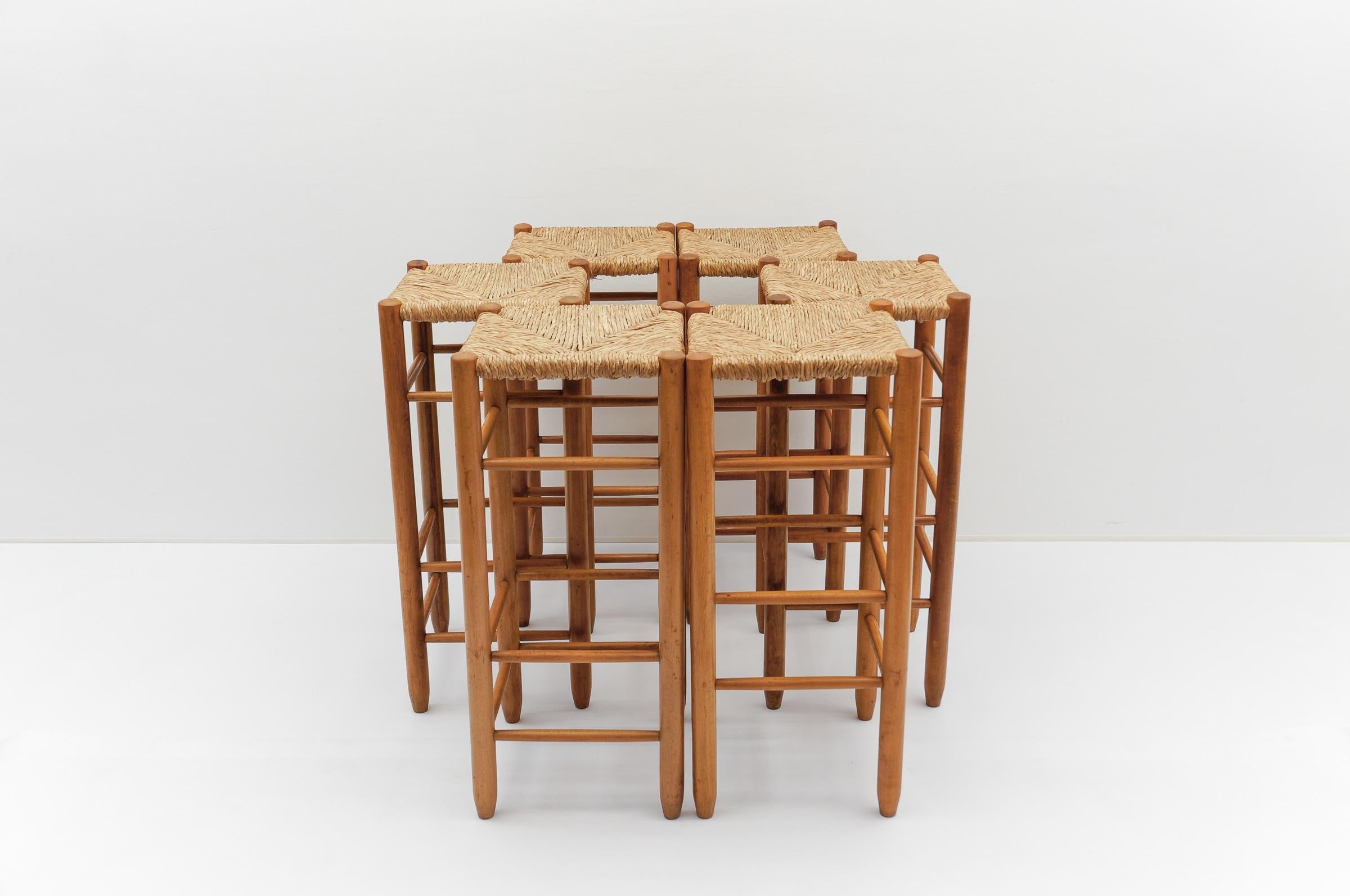 Super cool 60s bar stool.

Typical normal signs of use.  