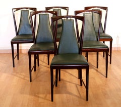 Set of 6 mid-century chairs by Osvaldo Borsani, Atelier Borsani Varedo
