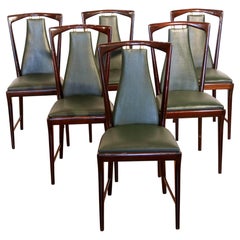 Set of 6 mid-century chairs by Osvaldo Borsani, Atelier Borsani Varedo