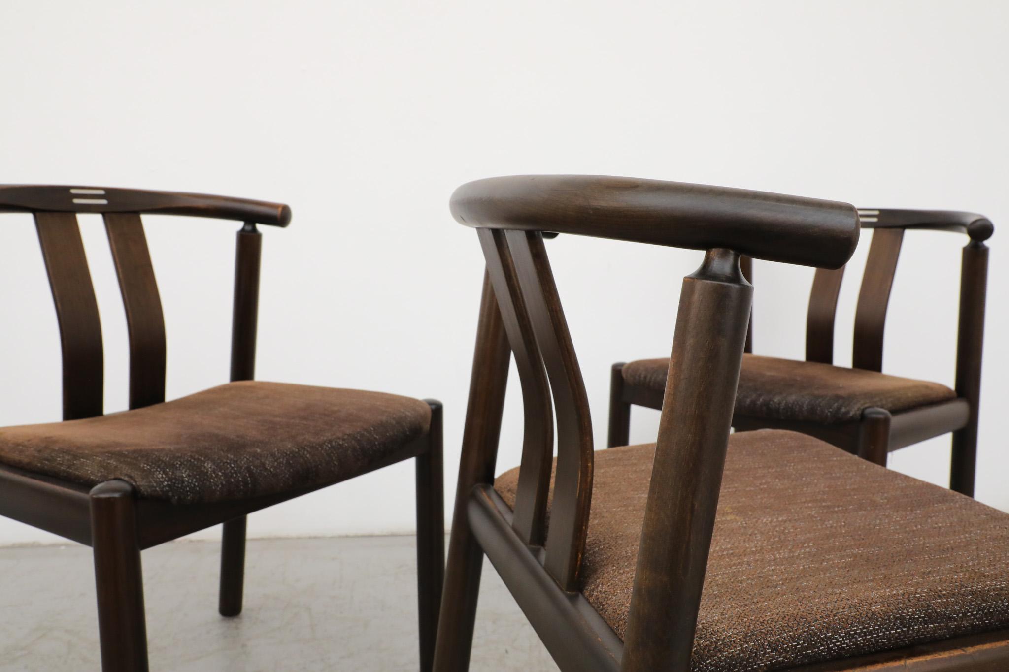 Ensemble de 6 chaises « Cléopâtre » du milieu du siècle dernier par Hans Frydendal pour Boltinge en vente 6