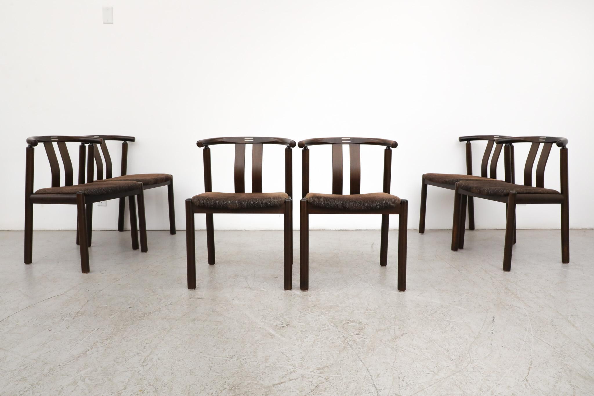 Ensemble de 6 chaises « Cléopâtre » du milieu du siècle dernier par Hans Frydendal pour Boltinge Bon état - En vente à Los Angeles, CA