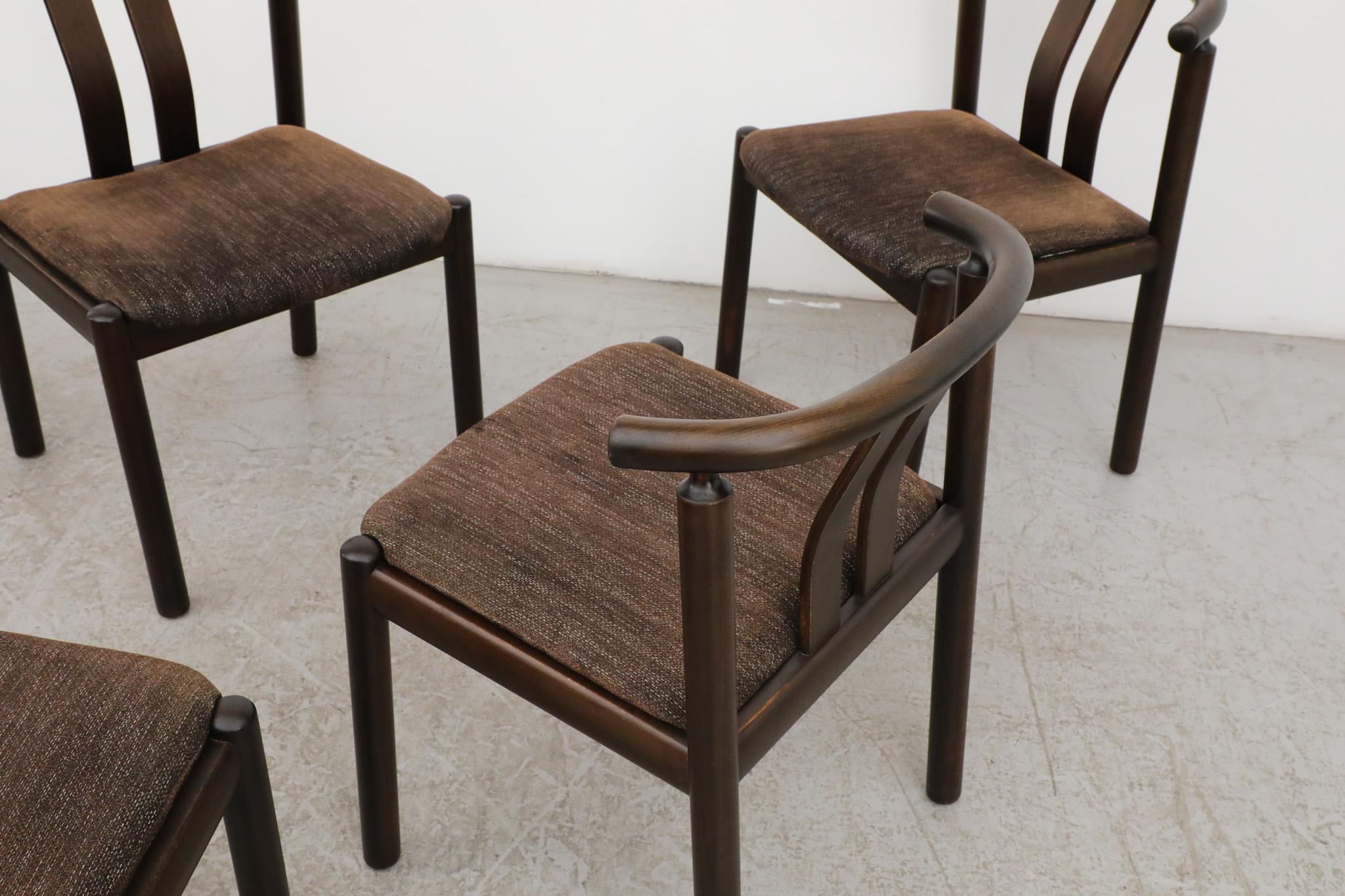 Ensemble de 6 chaises « Cléopâtre » du milieu du siècle dernier par Hans Frydendal pour Boltinge en vente 2