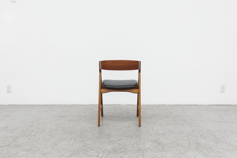 Set of 6 Mid-Century Danish Henning Kjærnulf Model 71 Dining Chairs For Sale 2
