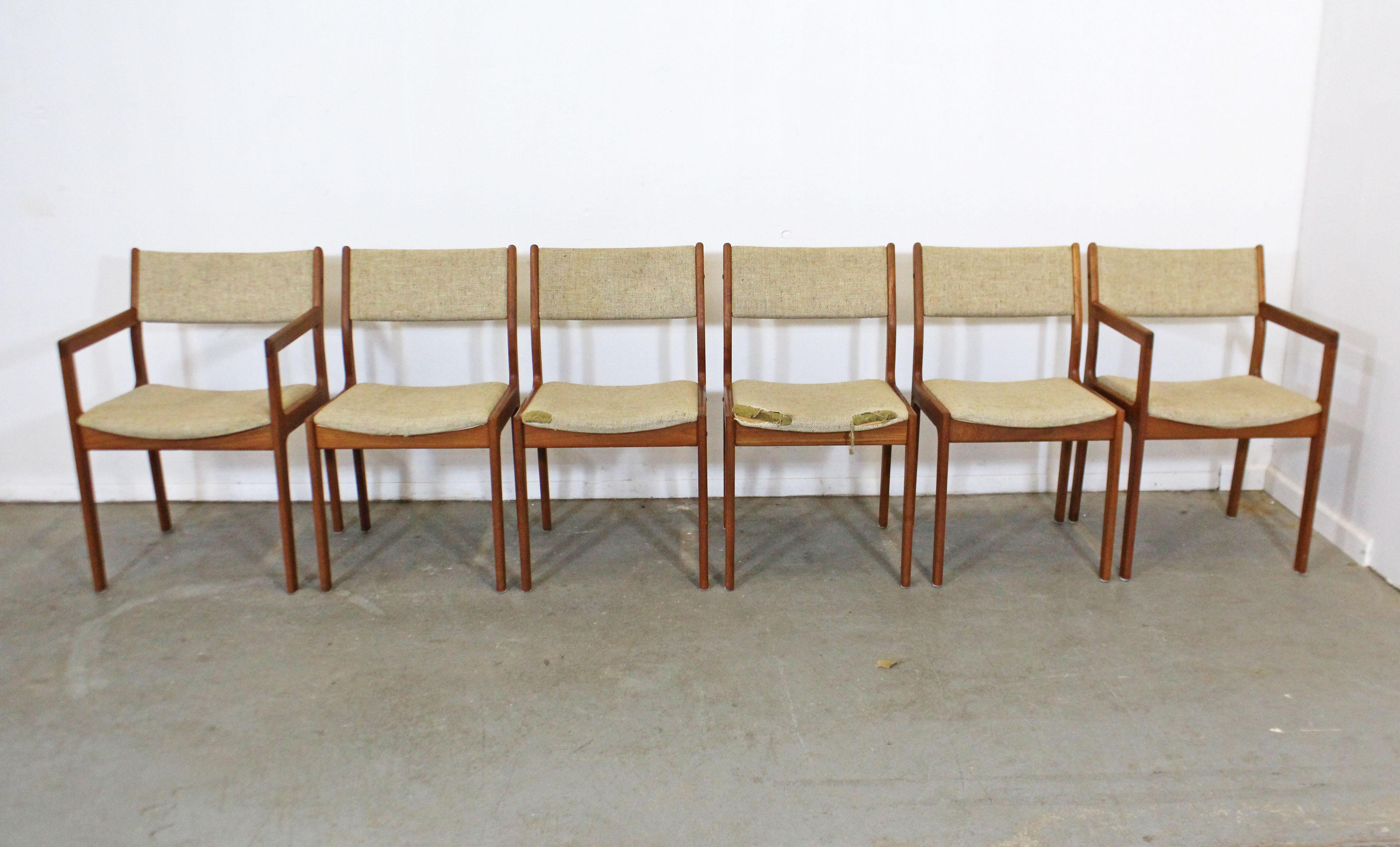 scandinavian teak dining chairs