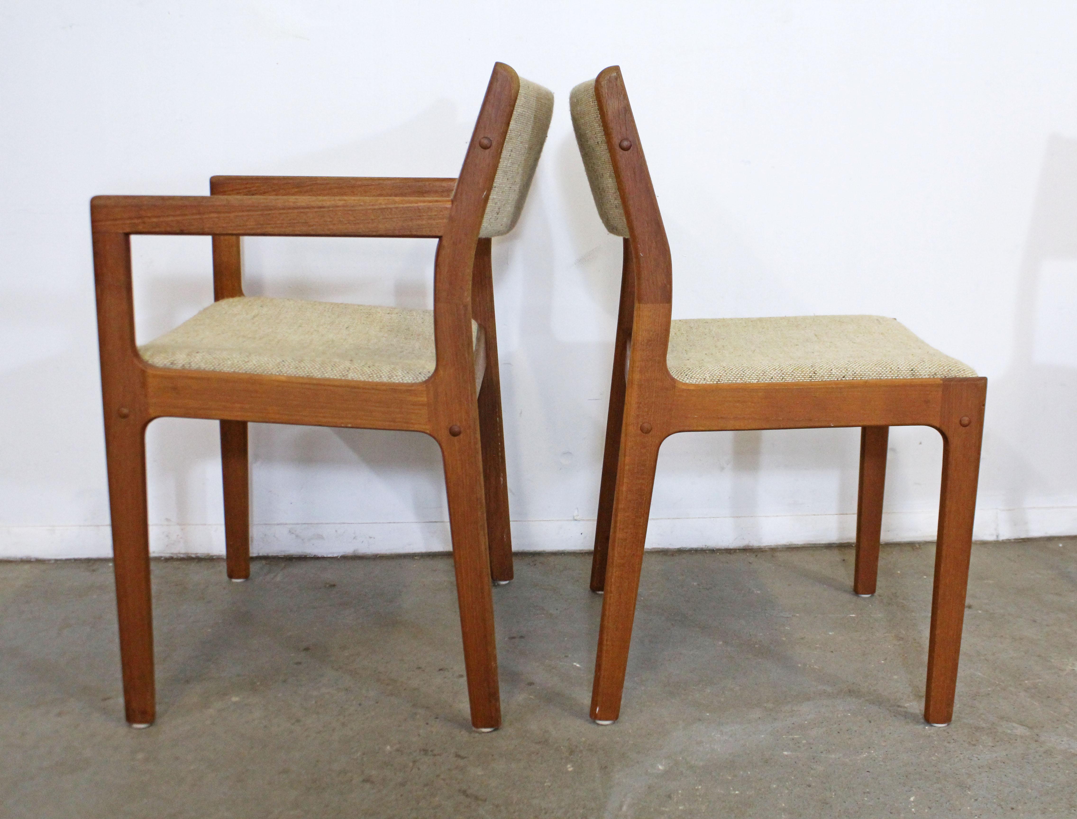 teak dining chairs set of 6
