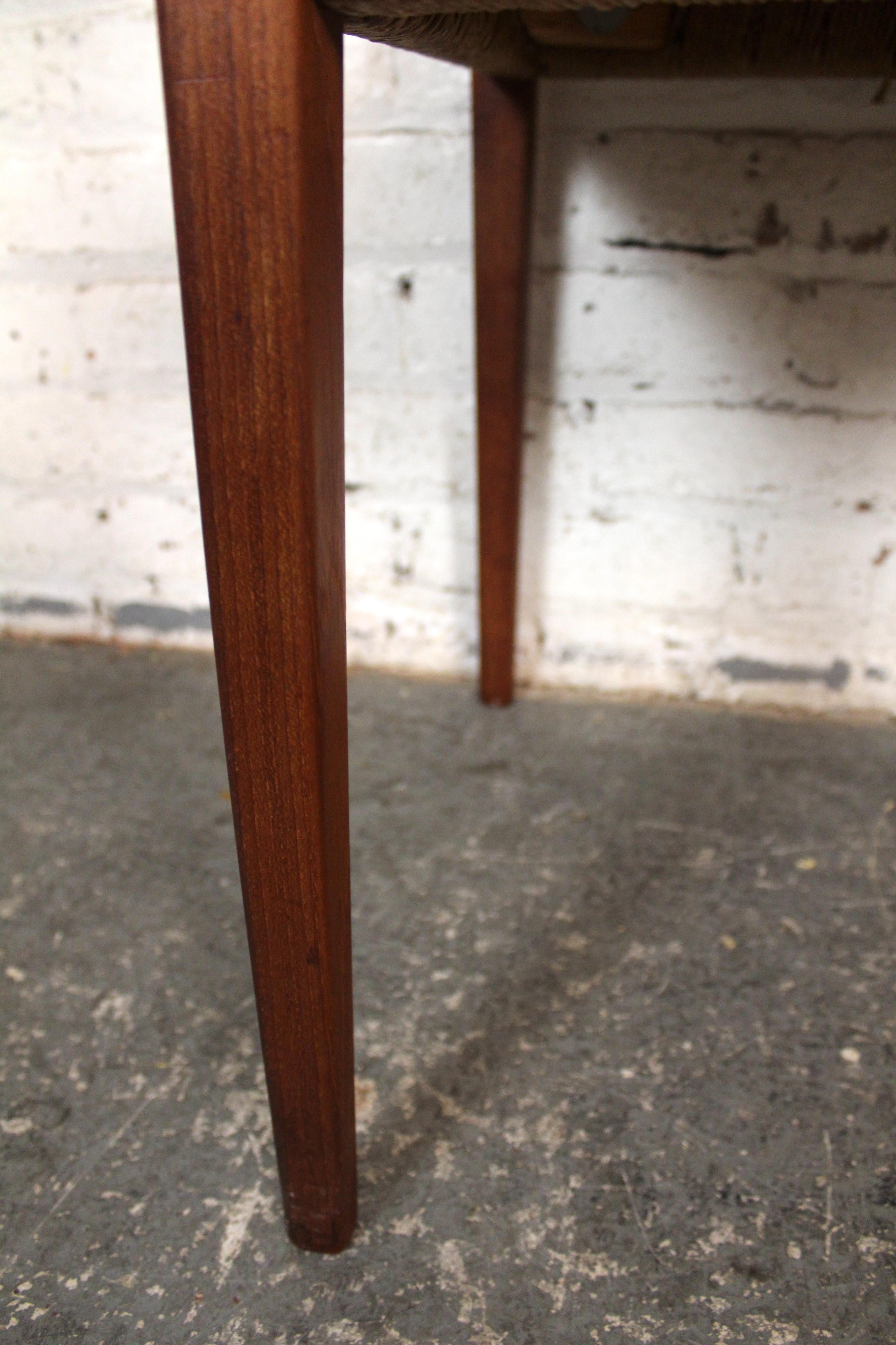 Set of 6 Mid-Century Danish Papercord 