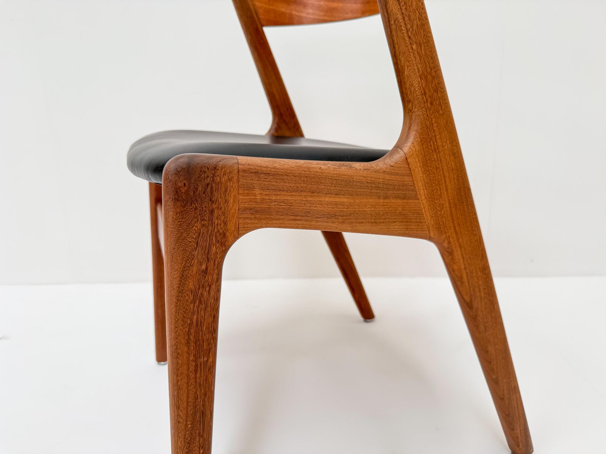 Set of 6 Mid-century Danish Teak Dining Chairs, Anderstrup Mobelfabrik Model 68 en vente 2
