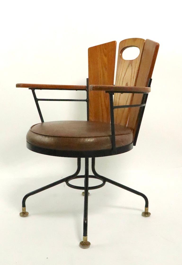 Mid-Century Modern Ensemble de 6 fauteuils de salle à manger du milieu du siècle dernier par Richard McCarthy en vente