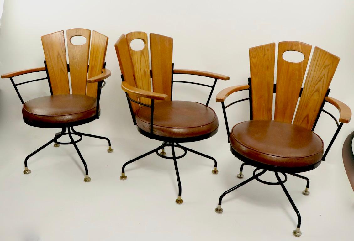 Ensemble de 6 fauteuils de salle à manger du milieu du siècle dernier par Richard McCarthy en vente 1