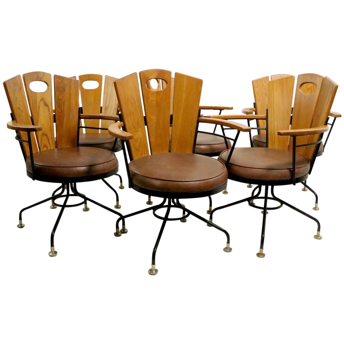 Set of 6 Mid Century Dining Armchairs by Richard McCarthy