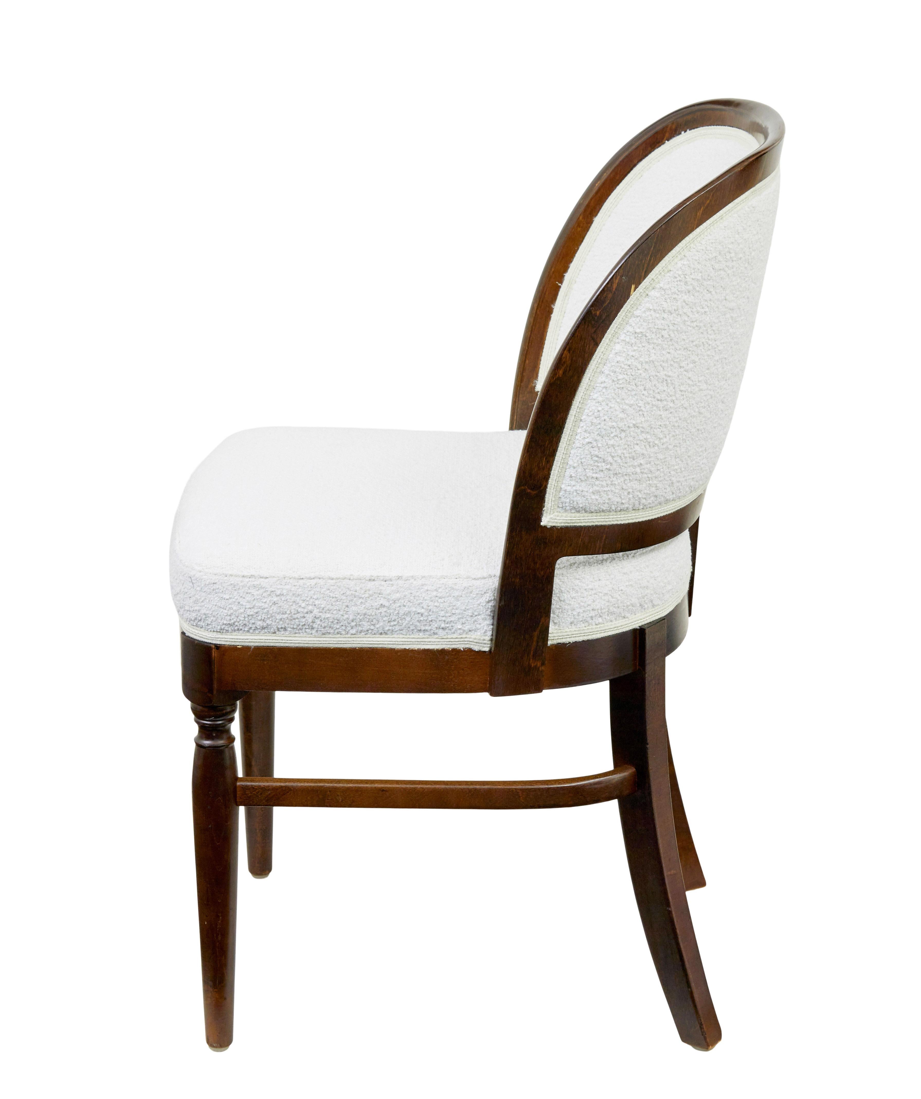 Mid-Century Modern Set of 6 mid century dining chairs by Asko of Finland