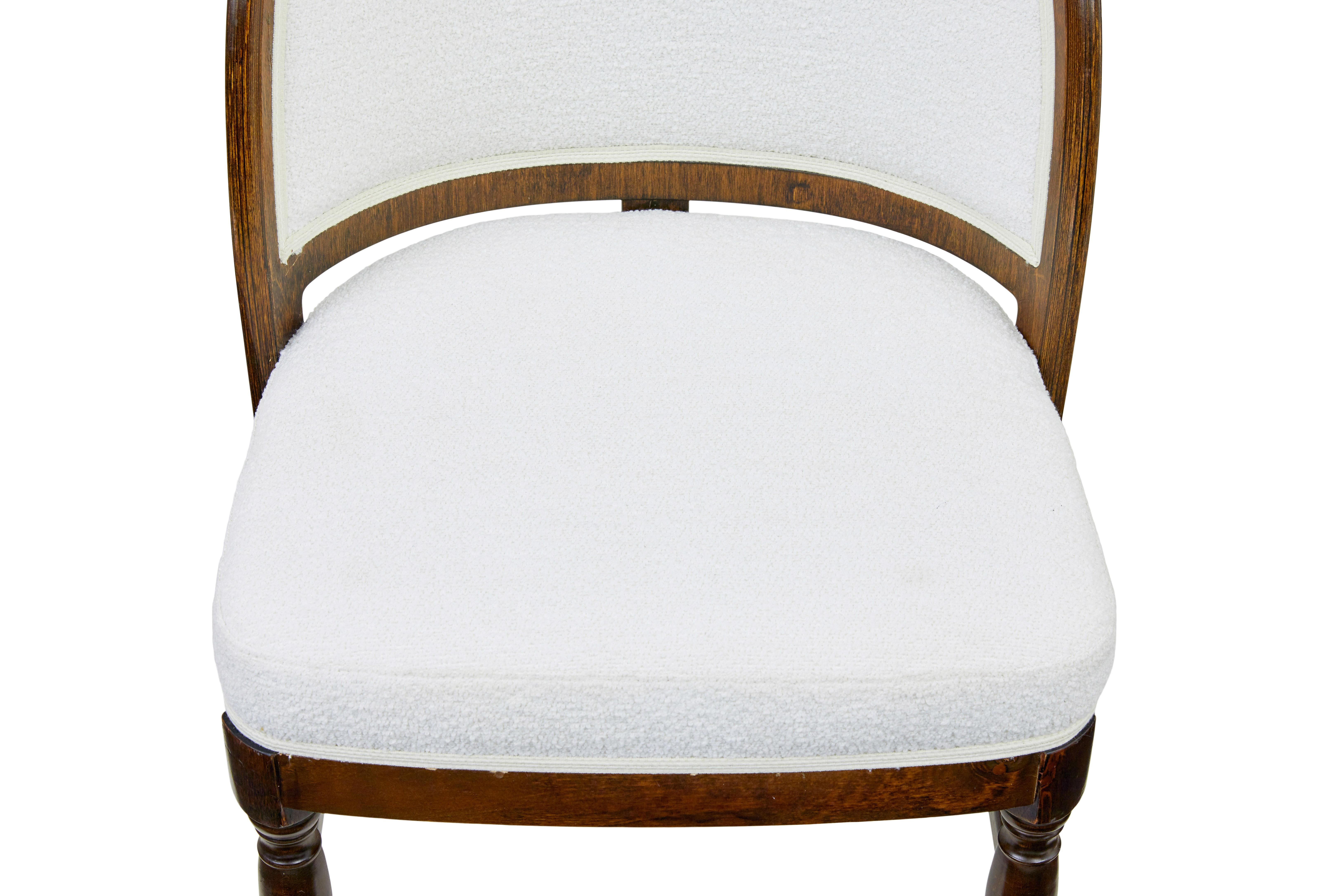 Set of 6 mid century dining chairs by Asko of Finland In Good Condition In Debenham, Suffolk