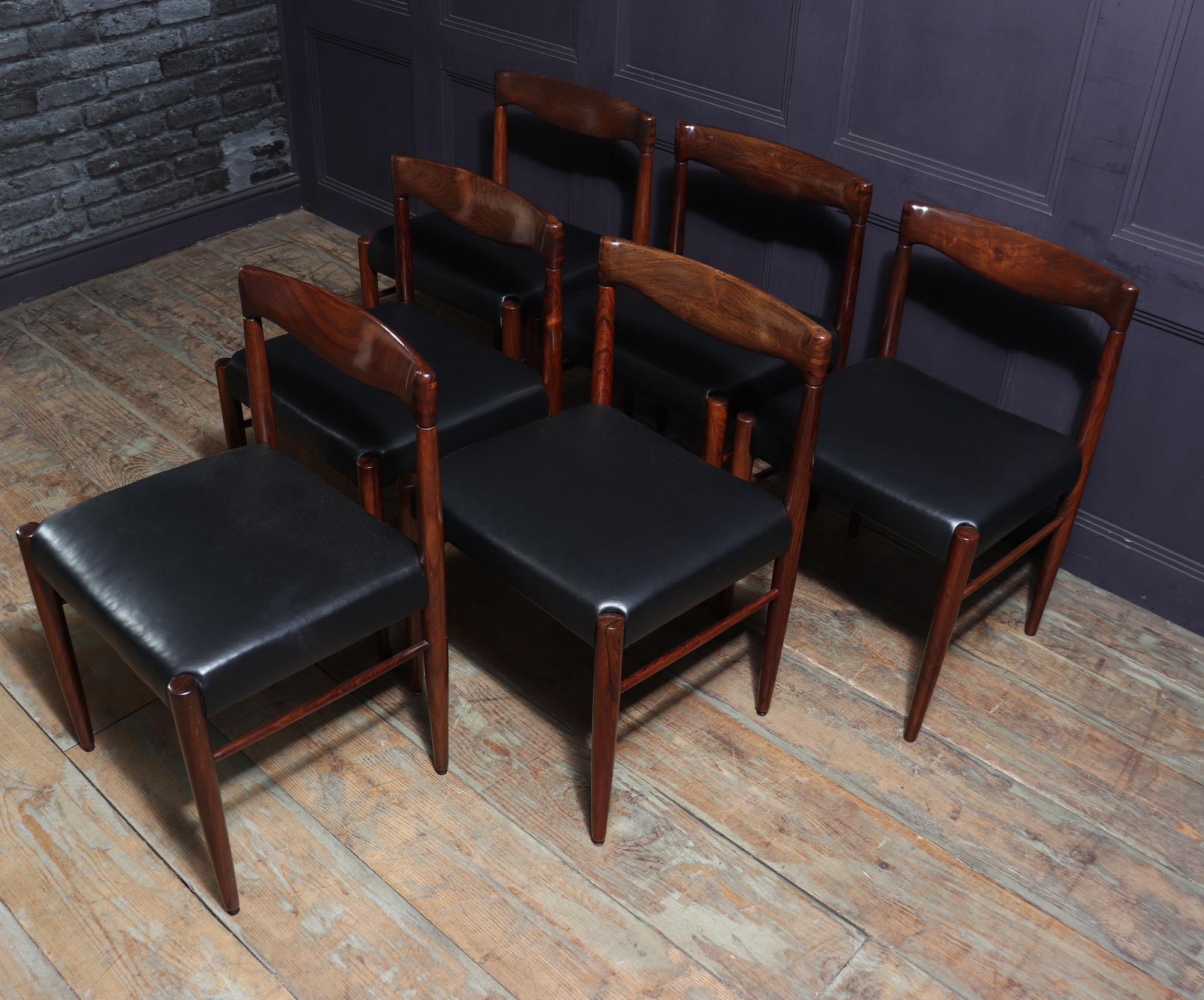 Set of 6 Mid Century Dining Chairs by Bramin In Excellent Condition In Paddock Wood Tonbridge, GB