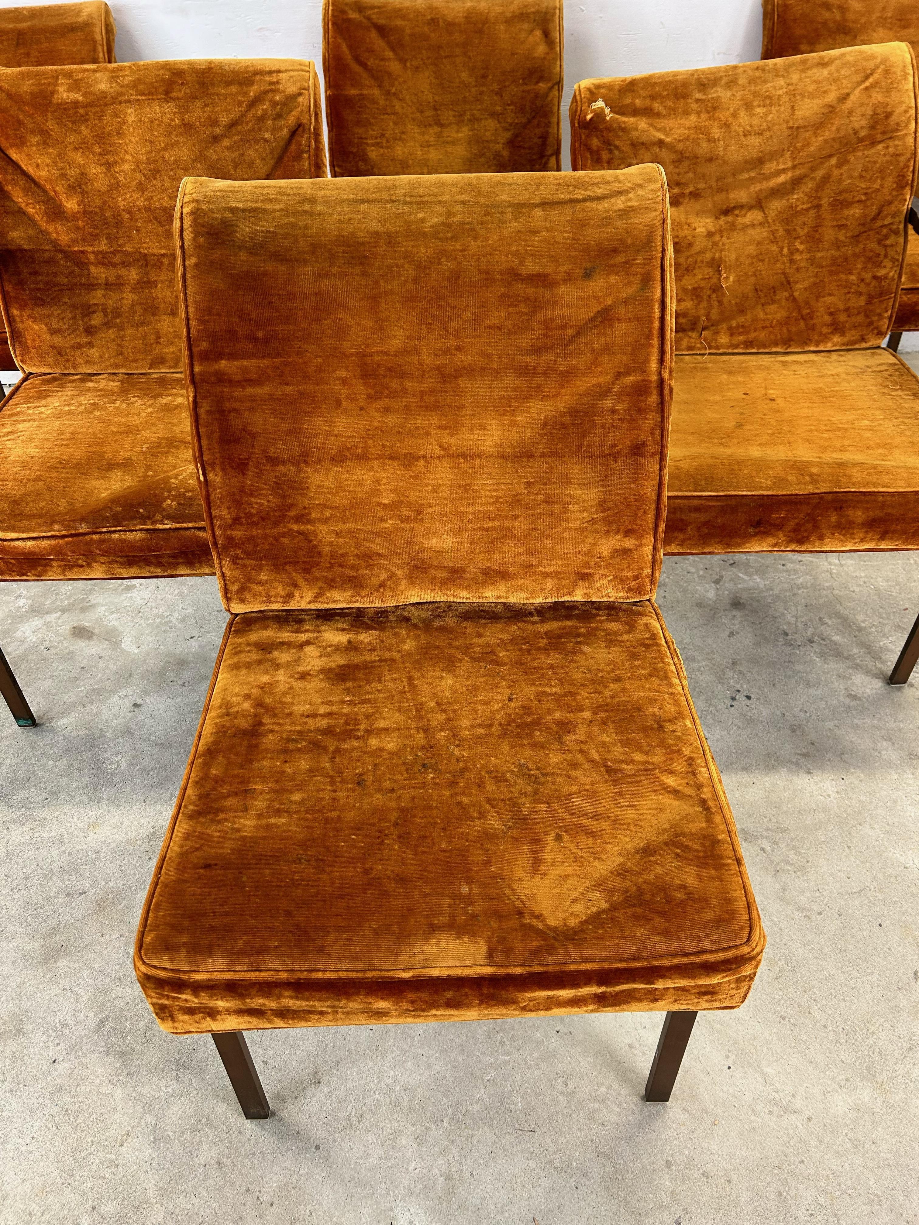American Set of 6 Mid Century Dining Chairs by Lane Furniture For Sale