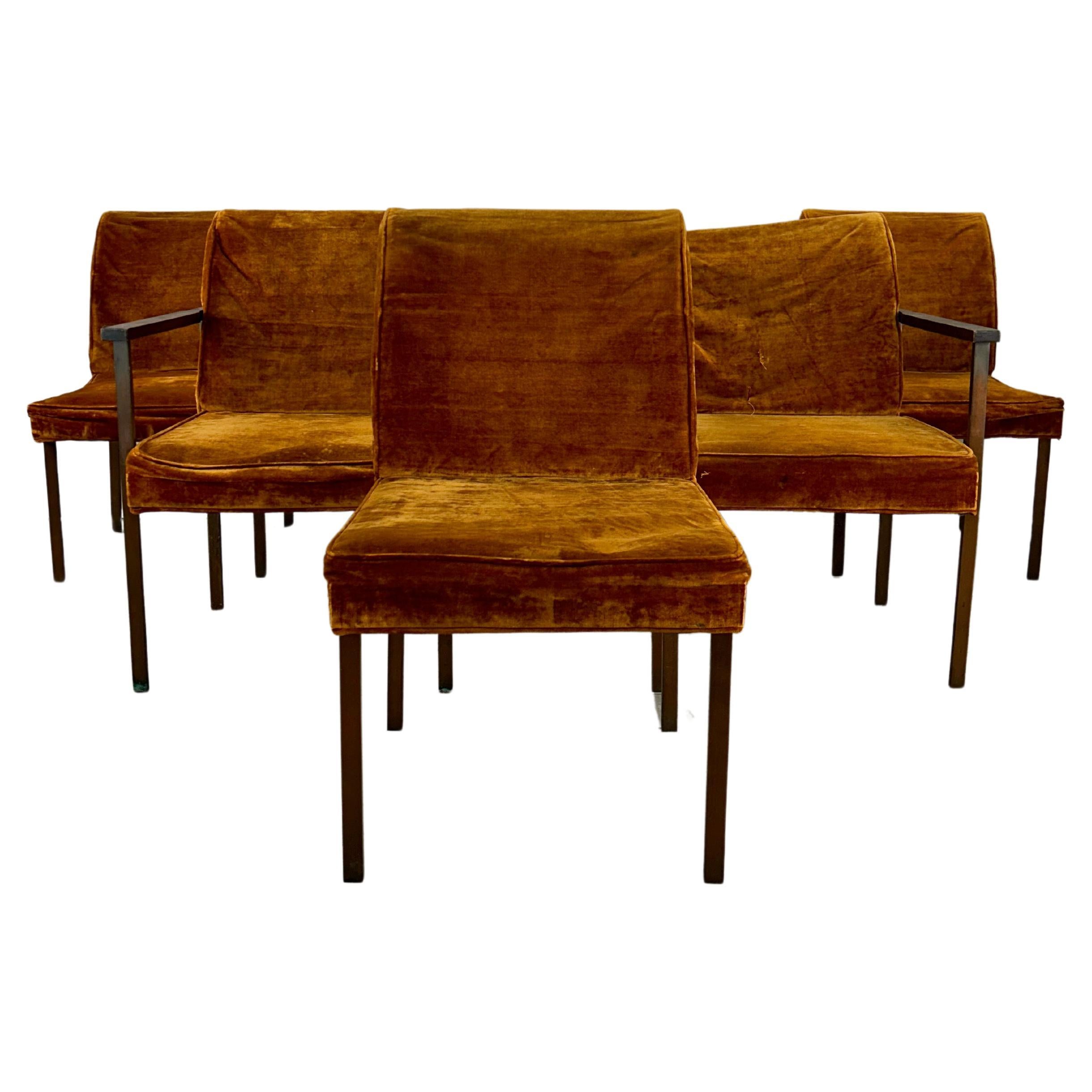 Set of 6 Mid Century Dining Chairs by Lane Furniture For Sale