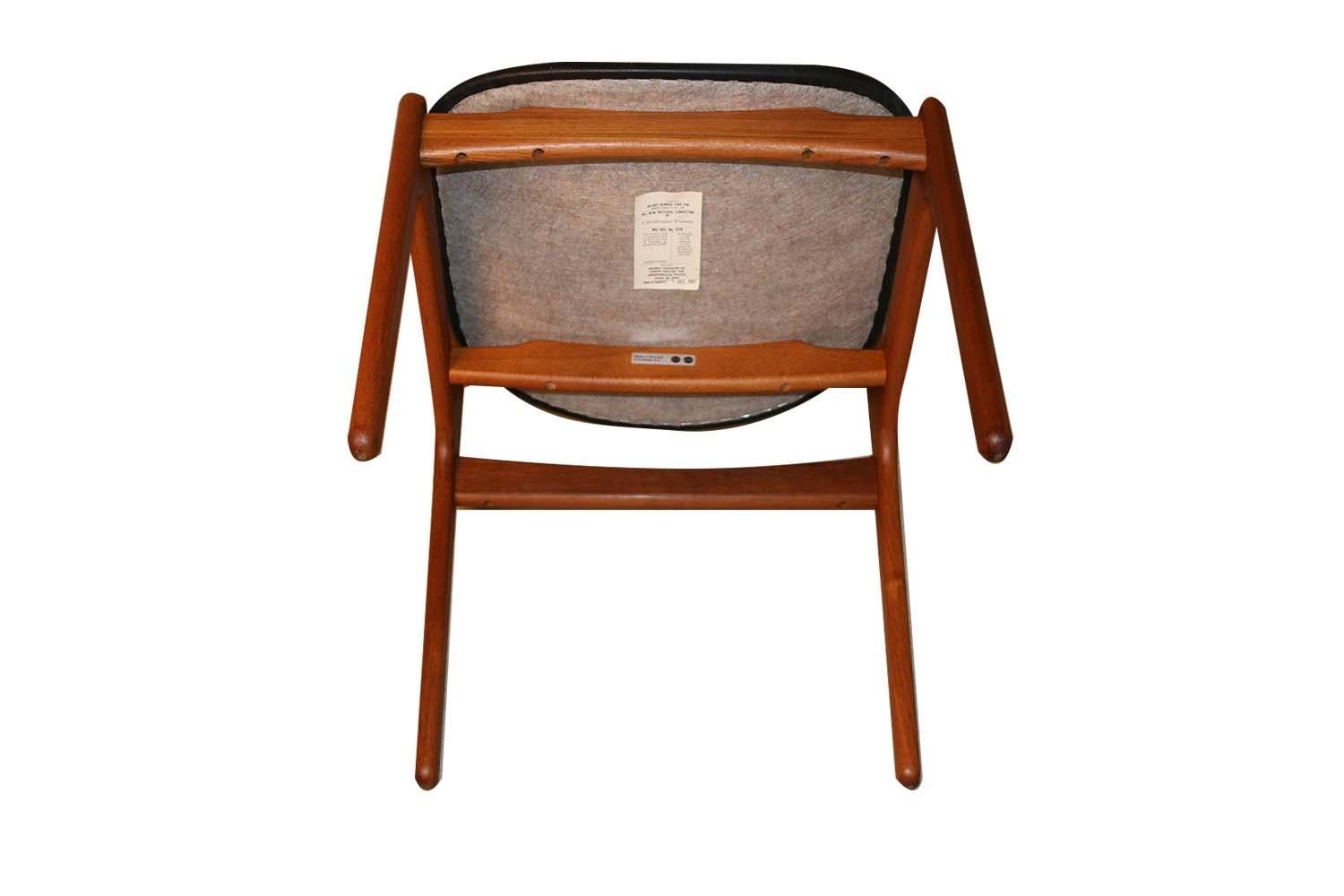 Set of 6 Mid Century Erik Buch Model 49 Teak Dining Chairs 3