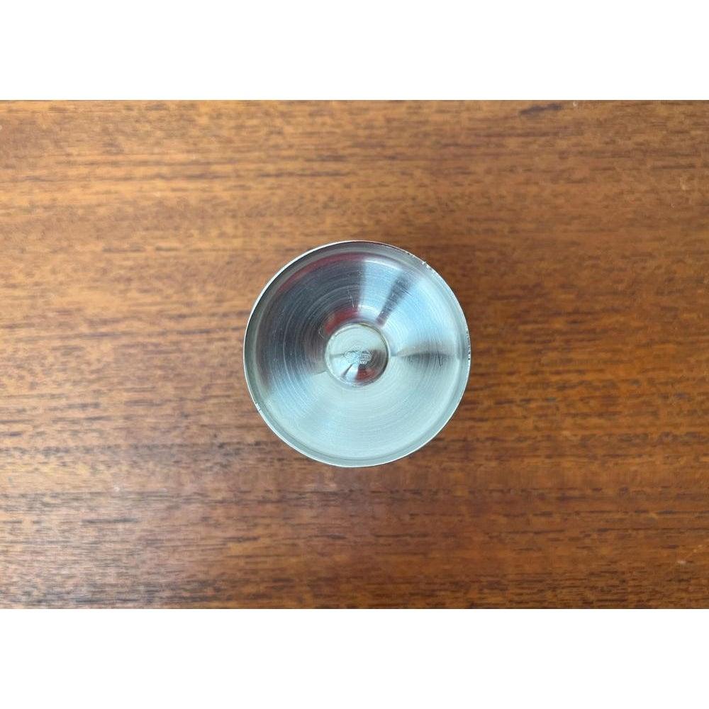 Metal Set of 6 Mid-Century German Cromargan Egg Cups from WMF, 1960s For Sale