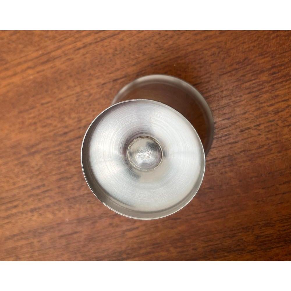 Set of 6 Mid-Century German Cromargan Egg Cups from WMF, 1960s For Sale 2