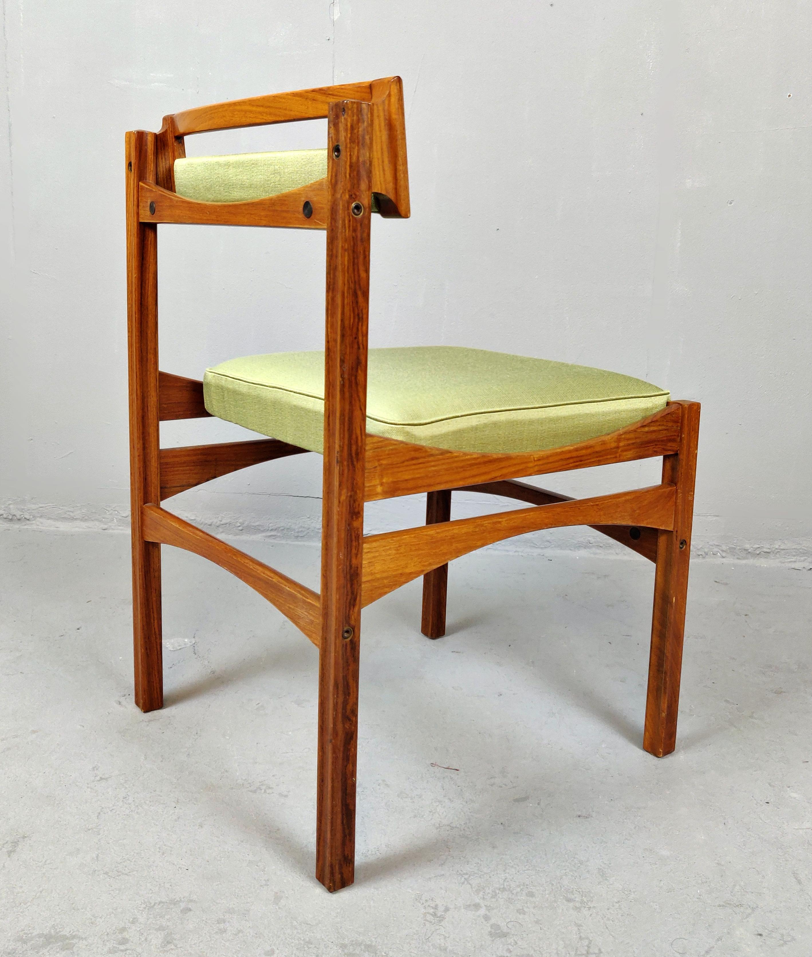 20th Century Set of 6 Midcentury Italian Chairs