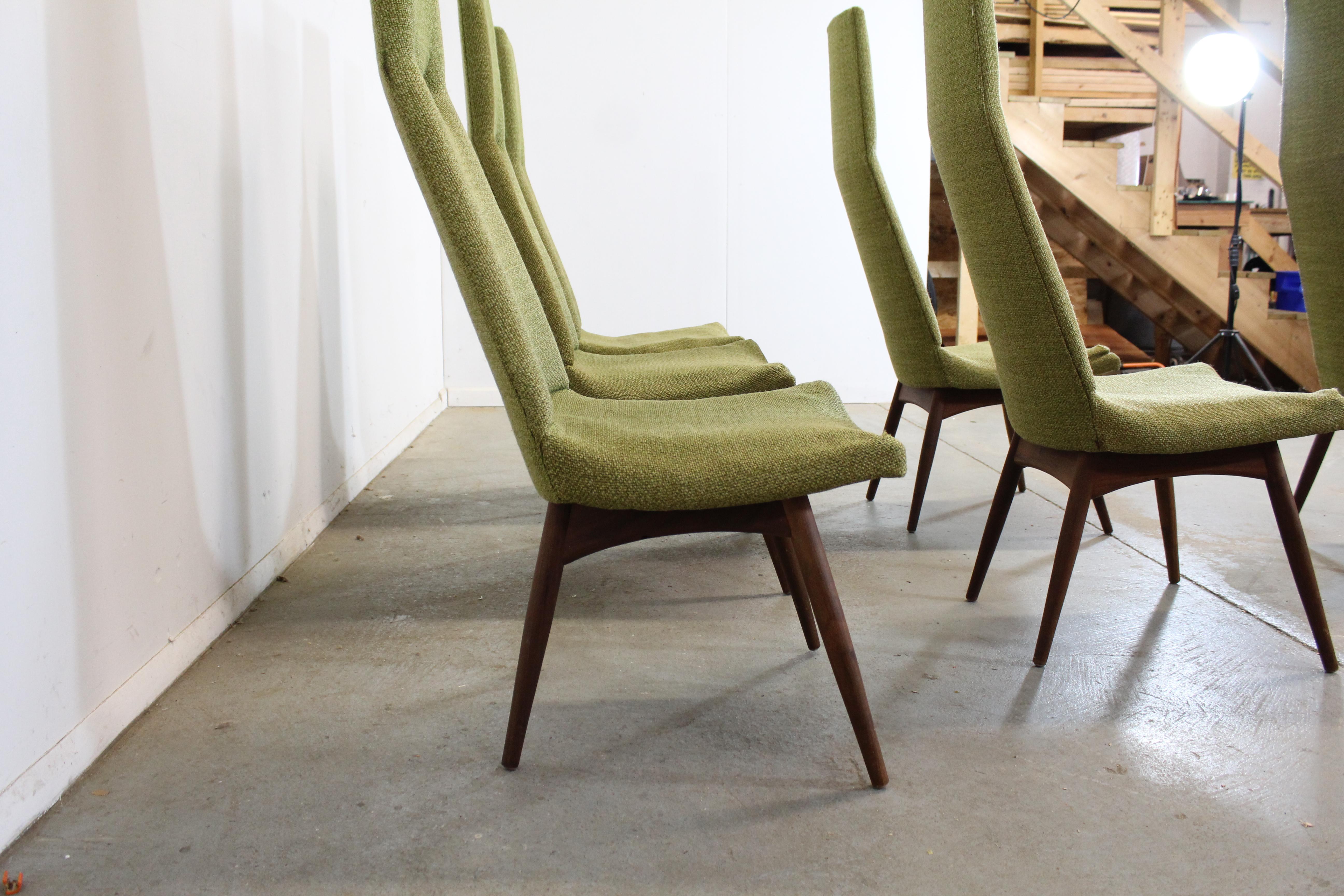20th Century Set of 6 Mid-Century Modern Adrian Pearsall for Craft Associates Dining Chairs