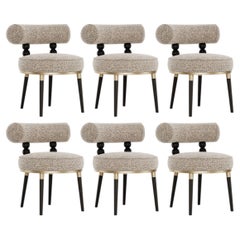 6er-Set Aretha-Stühle aus der Mitte des Jahrhunderts von Mavo Atelier, handgefertigt in Portugal