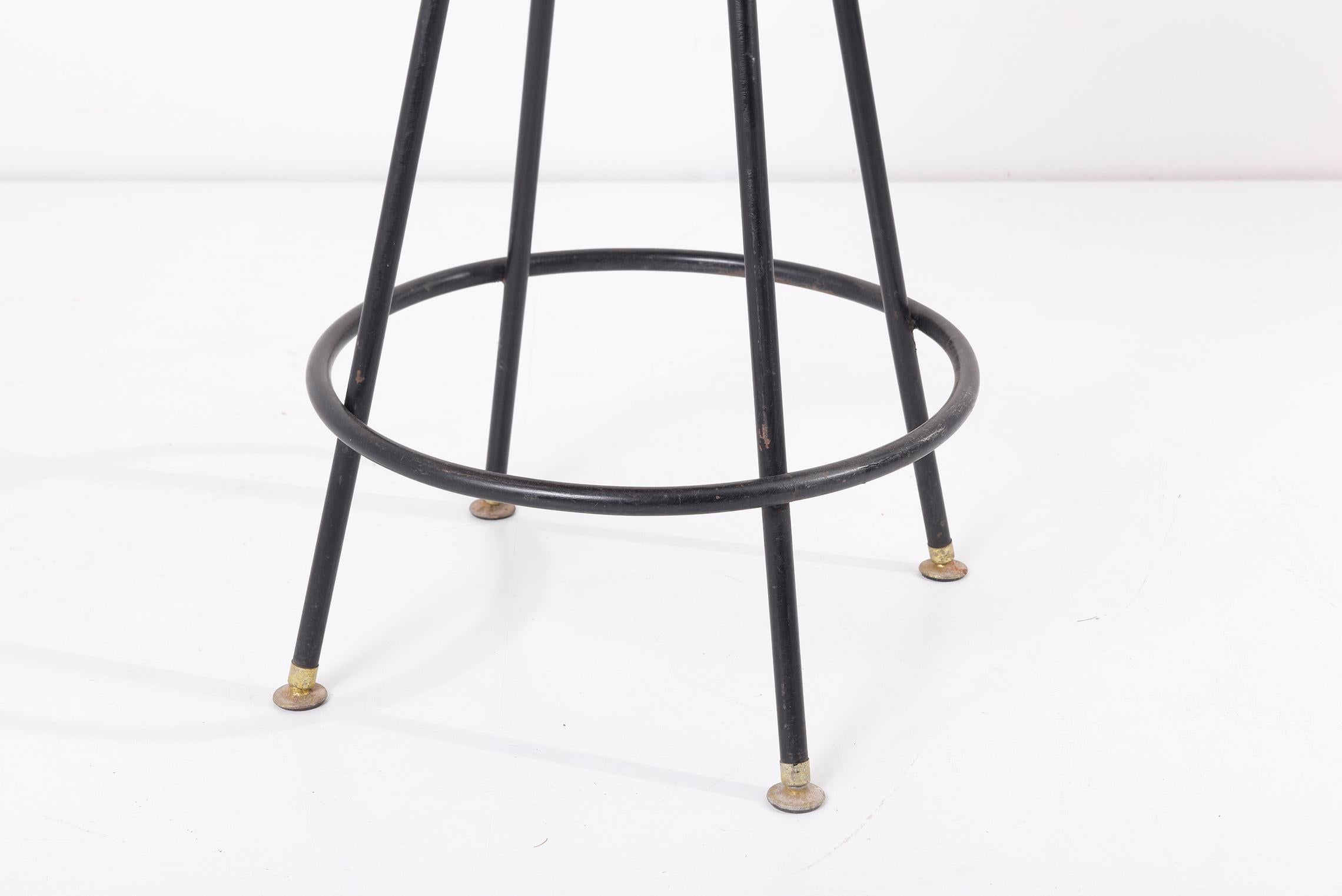 Set of 5 Mid-Century Modern Bar Stools by Danny Ho Fong, US, 1960s 13