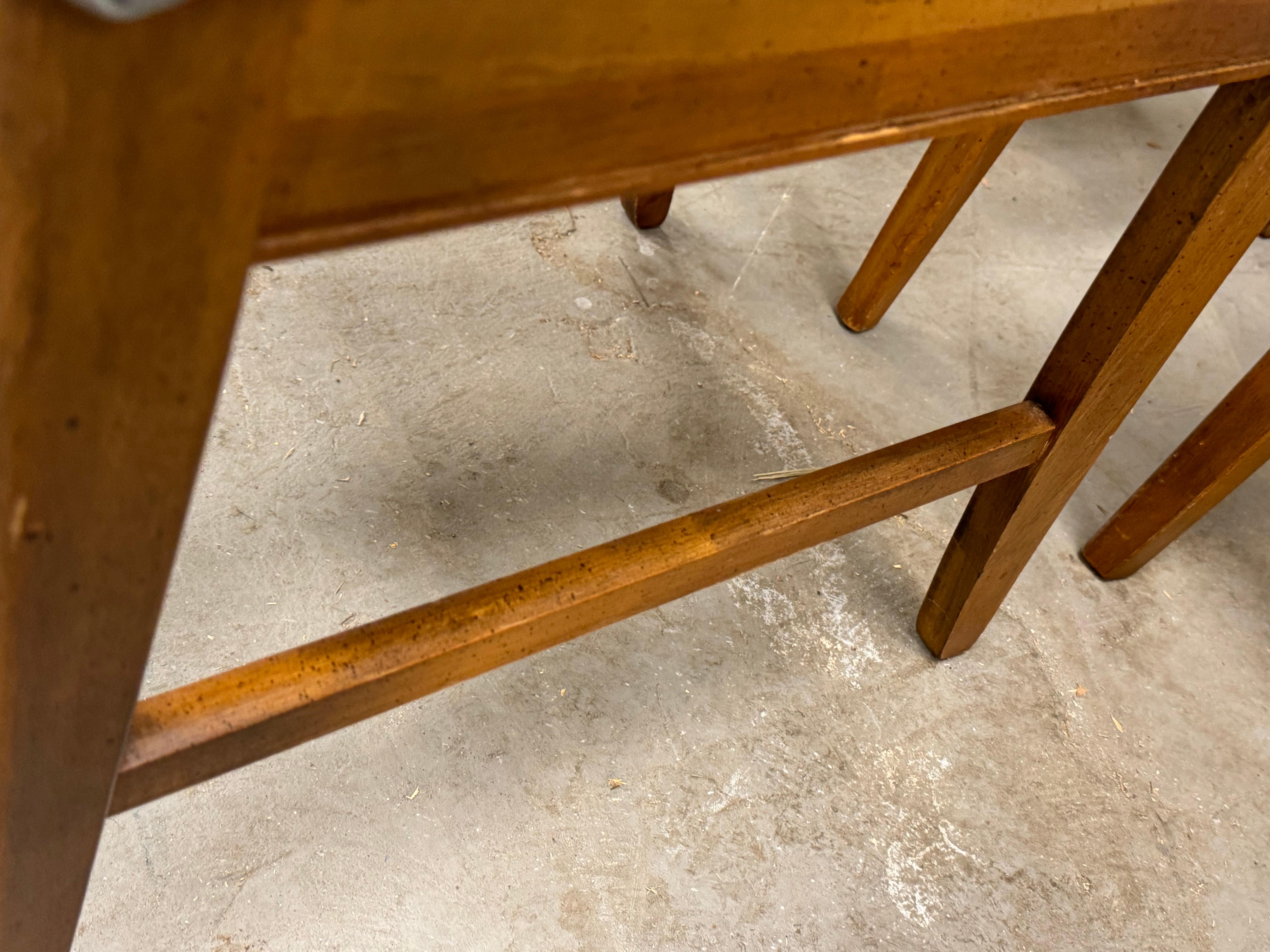 Set of 6 Mid-Century Modern Bassett Prestige Walnut Dining Chairs 8
