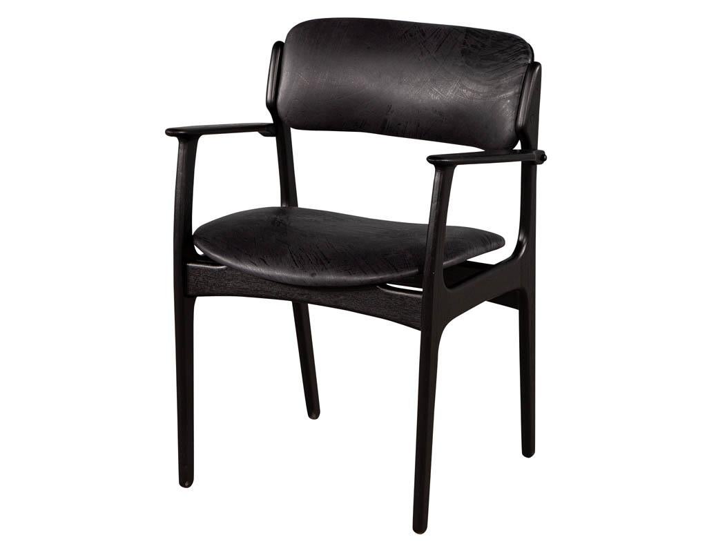 black leather dining chairs set of 6