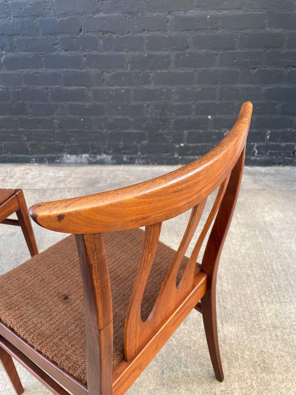 Mid-20th Century Set of 6 Mid-Century Modern “Brasilia” Sculpted Teak Dining Chairs by G-Plan