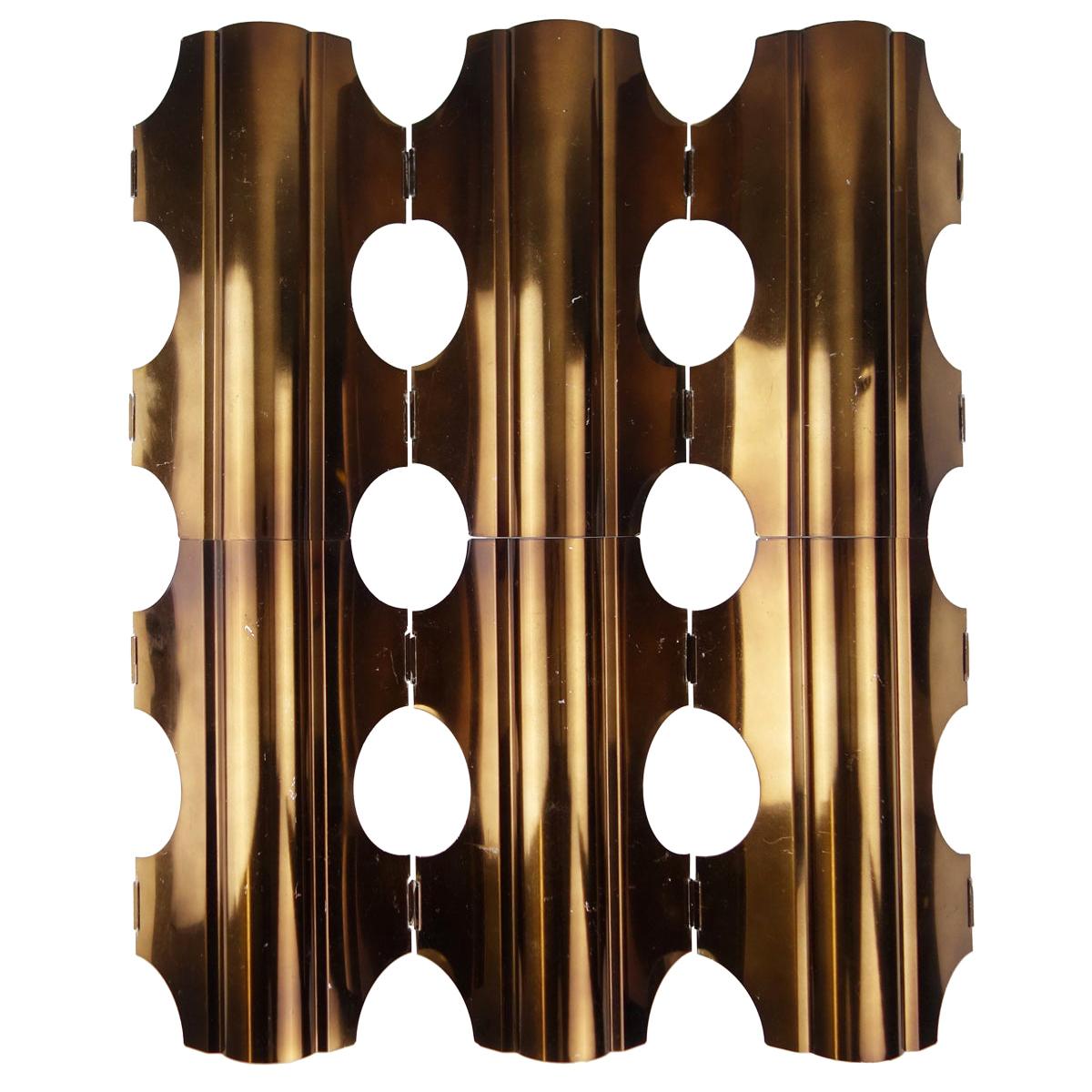 Ensemble de 6 appliques de couleur bronze de style mi-siècle moderne par Doria Leuchten