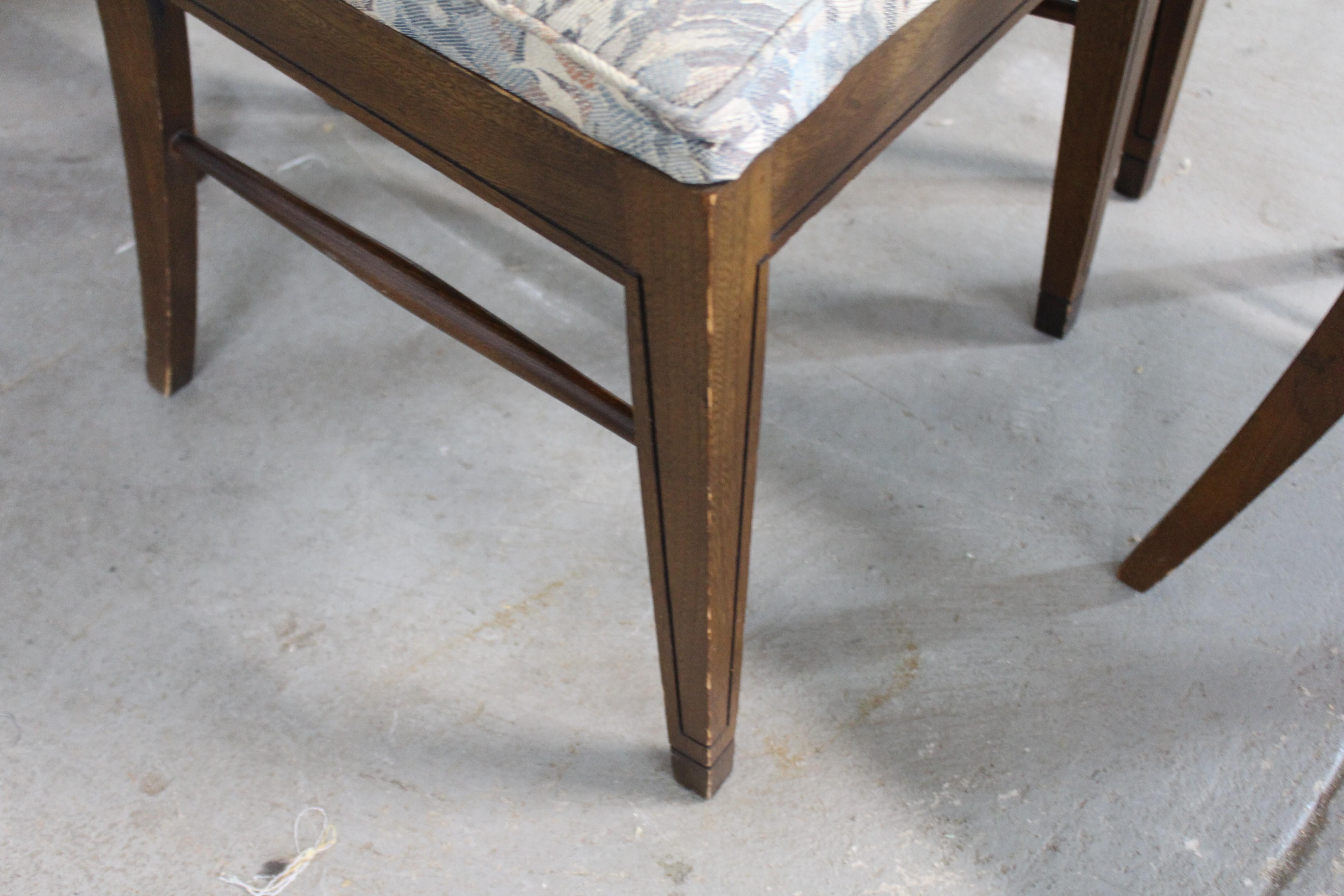 Set of 6 Mid-Century Modern Broyhill Emphasis Walnut Dining Chairs 3