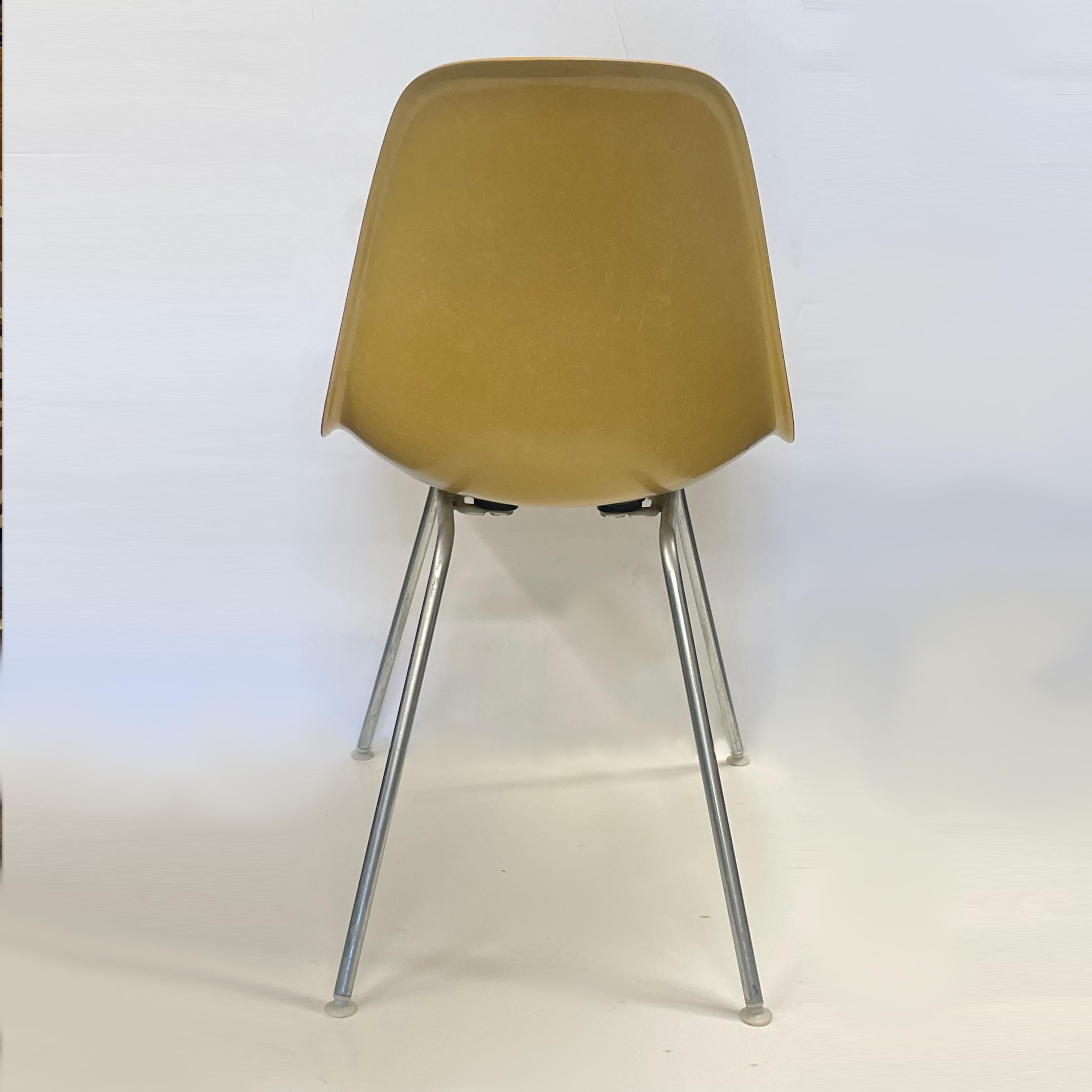 American Set of 6 Mid Century Modern Butterscotch Yellow 