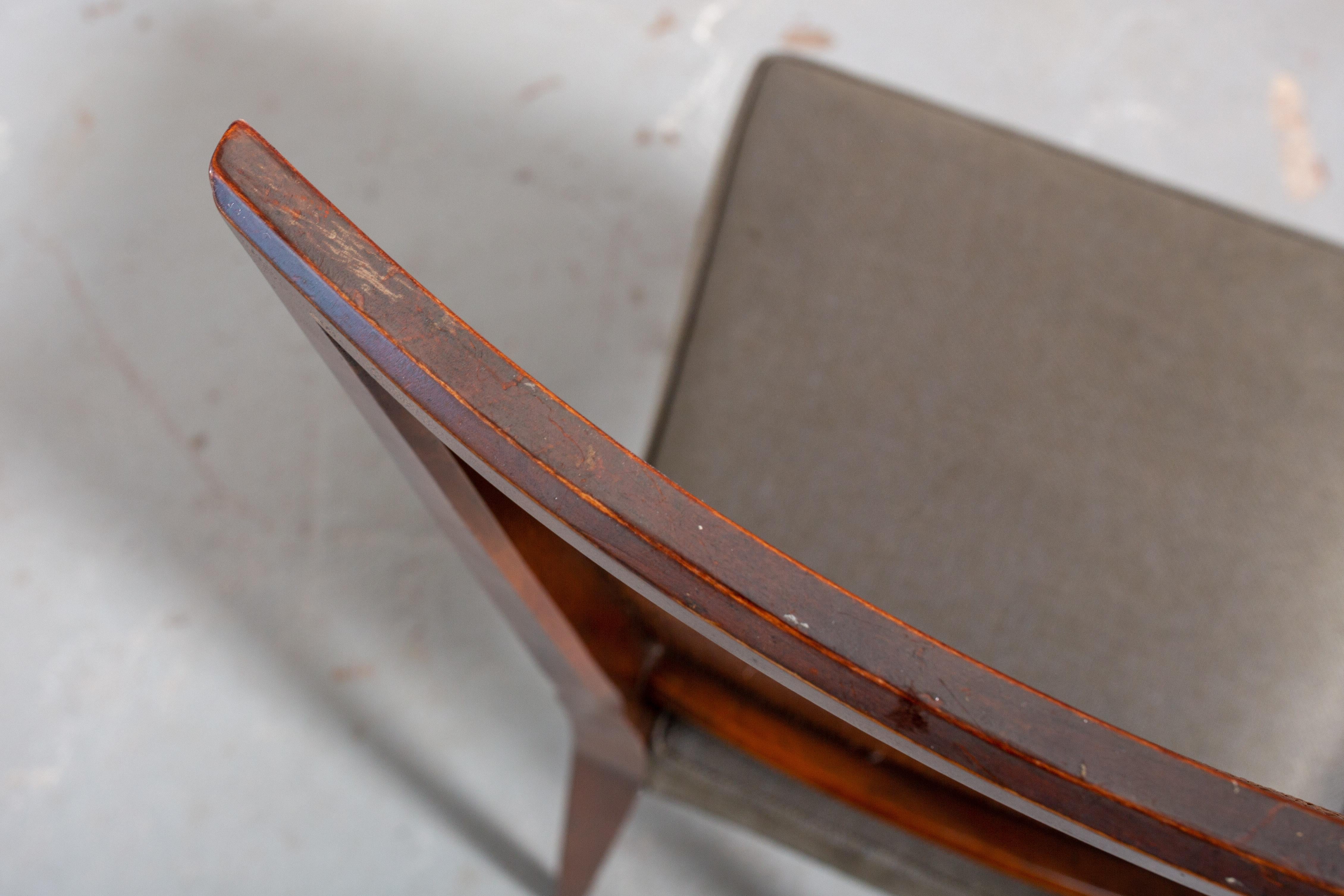 6 Baker Mid-Century Modern Cane Back Dining Chairs Attributed to Harvey Probber 10