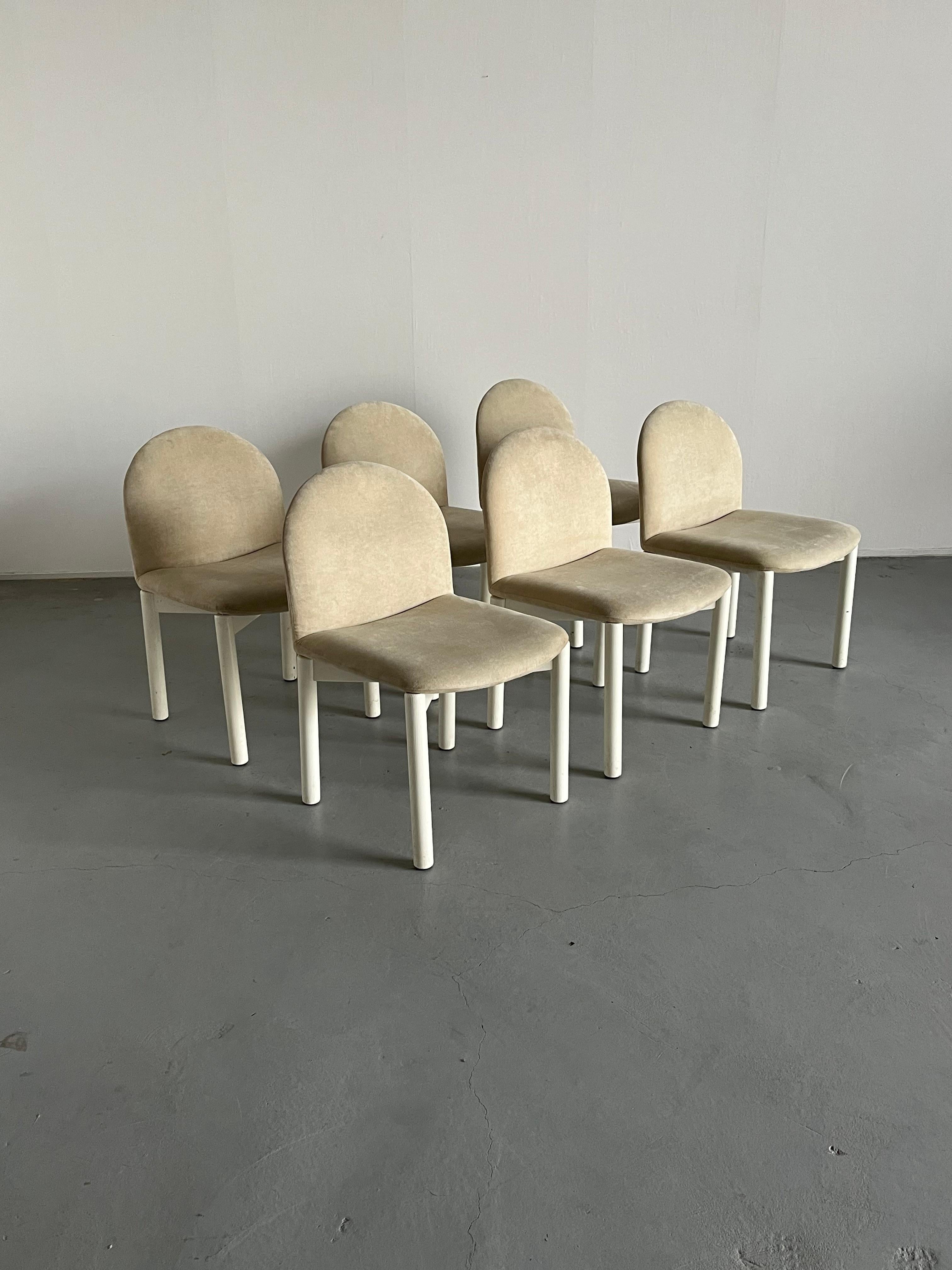 Upholstery Set of 6 Mid-Century Modern 'Combra' Dining Chairs by Cor, 1980s Germany
