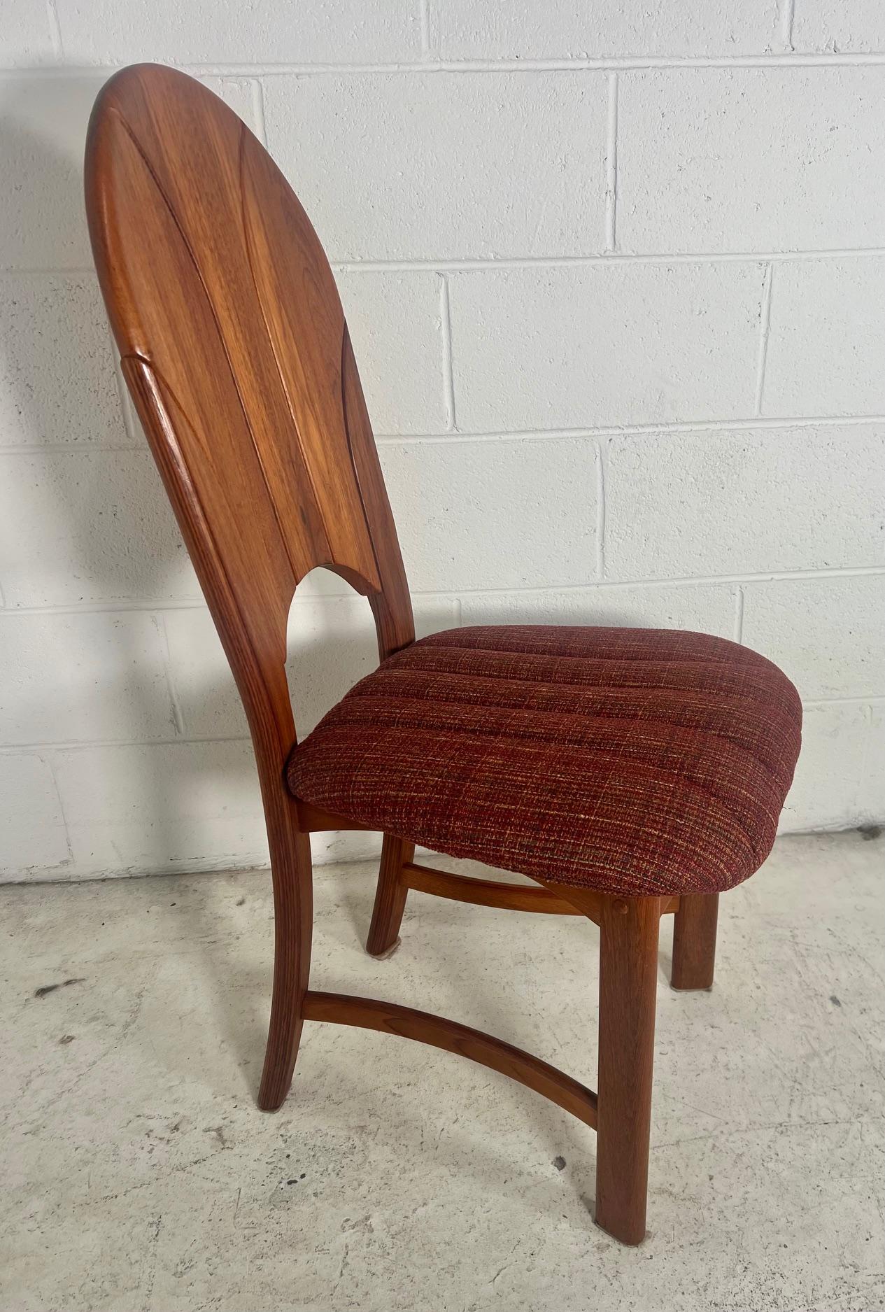 Set Of 6 Mid Century Modern Danish Teak Dining Chairs By D-Scan For Sale 4
