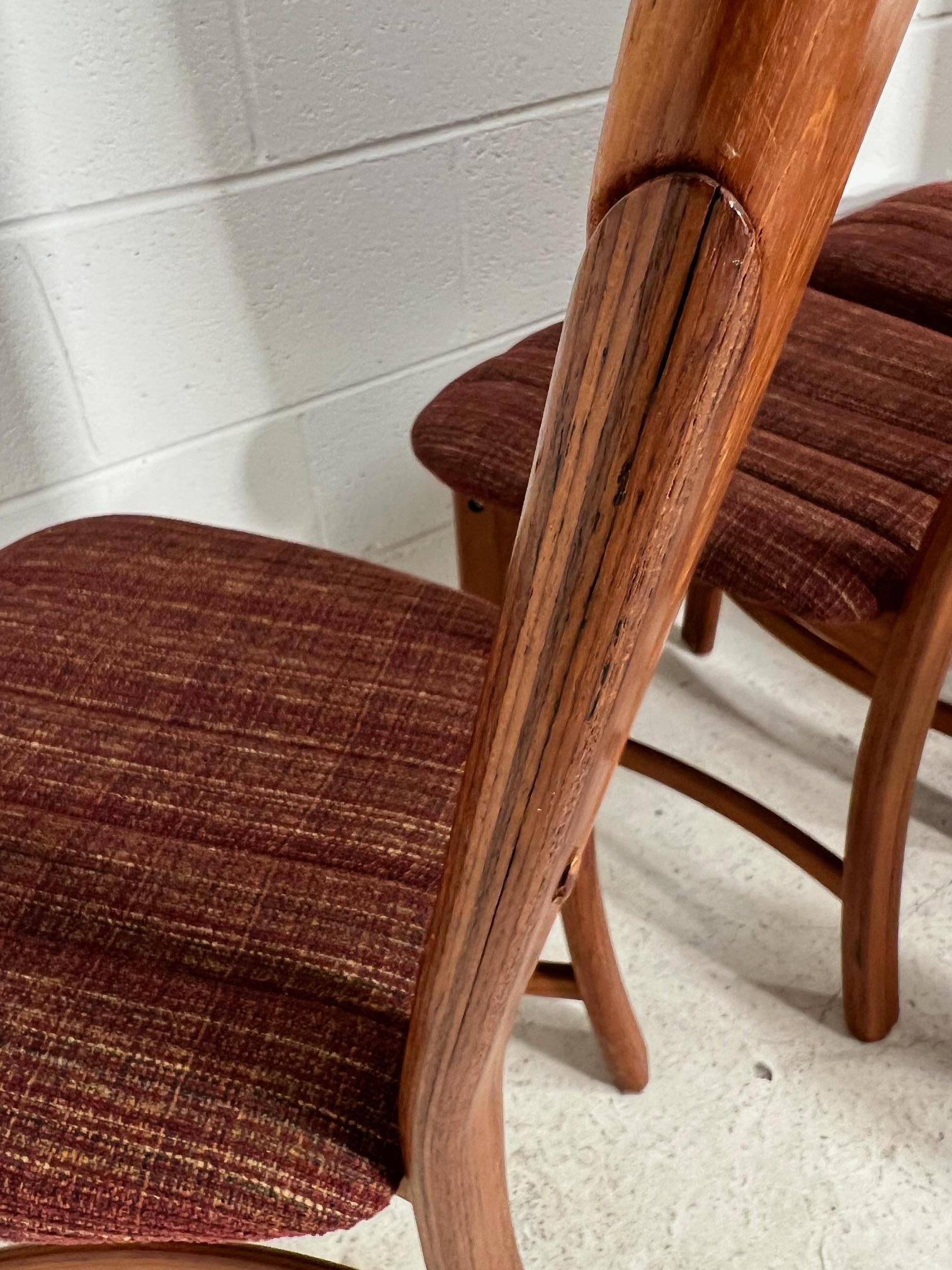 20th Century Set Of 6 Mid Century Modern Danish Teak Dining Chairs By D-Scan For Sale