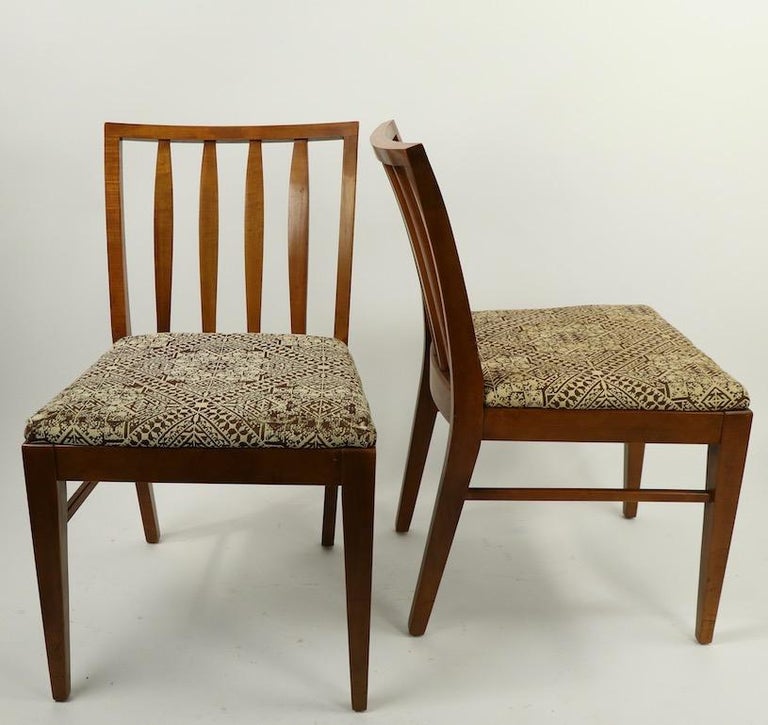 Set of 6 MidCentury Modern Dining Chairs attributed to RWAY For Sale