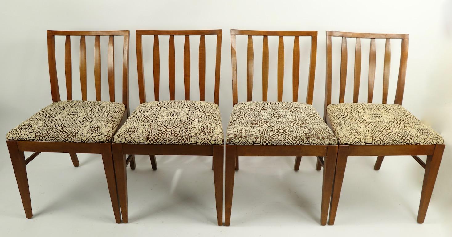 Set of 6 Mid-Century Modern Dining Chairs attributed to RWAY 8