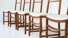 Juego de 6 sillas de comedor modernas de mediados de siglo de Renato Venturi para MIM, años 50