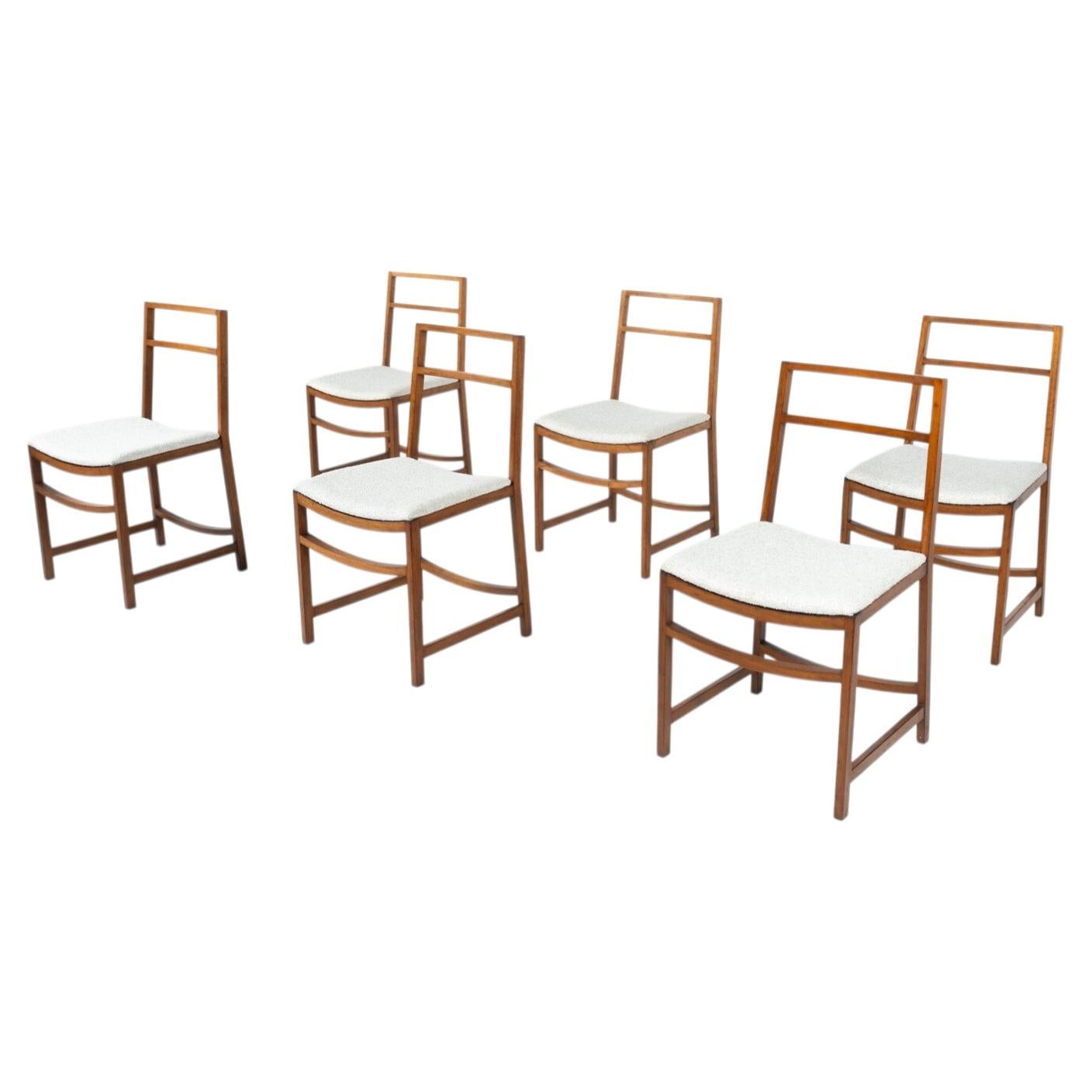 Set of 6 Mid-Century Modern Dining Chairs by Renato Venturi for MIM, 1950s