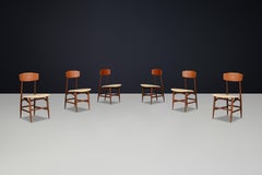 Set of 6 Mid-Century Modern Dining Chairs by Silvio Cavatorta, Italy, 1950s