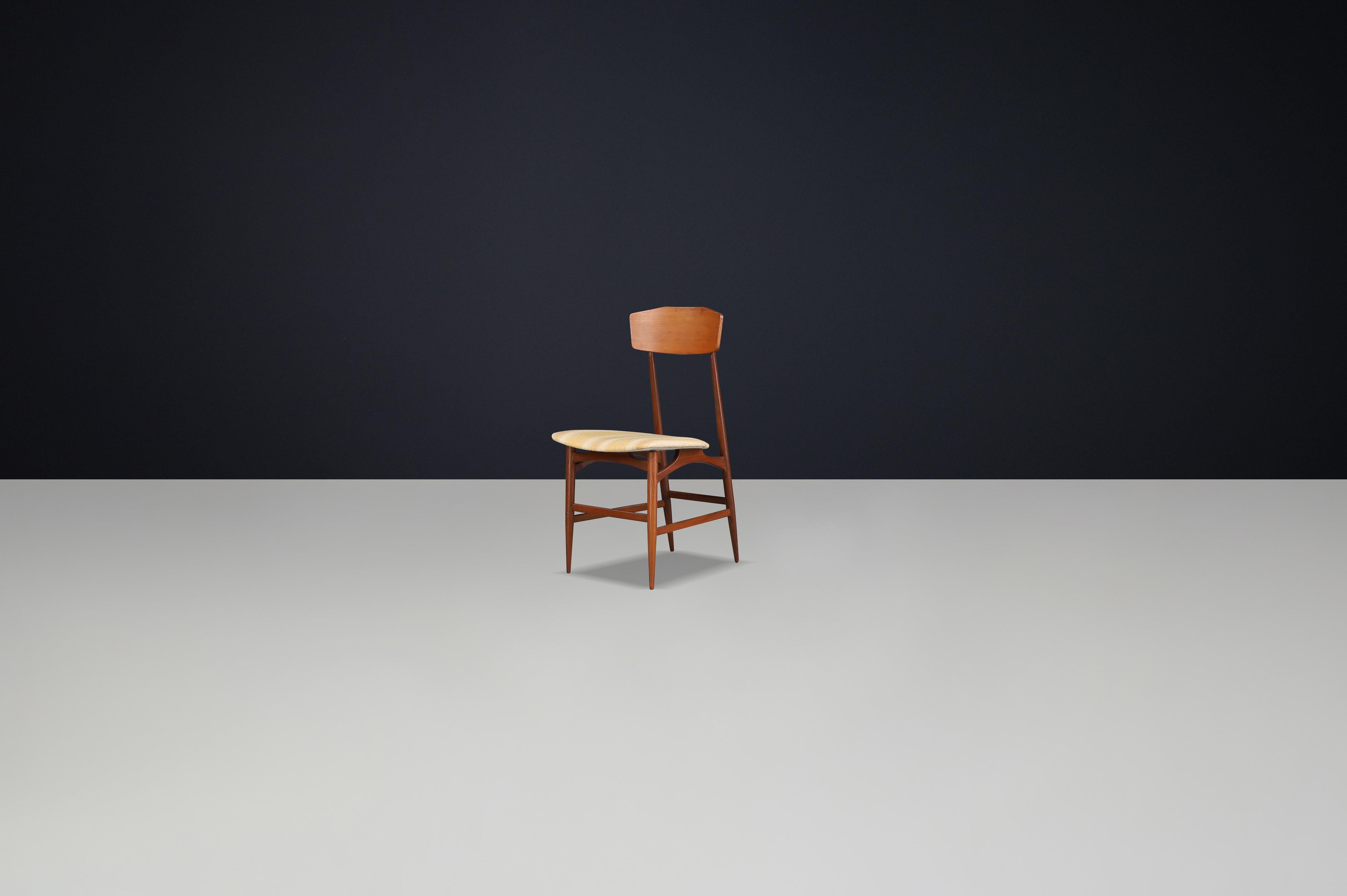 Ensemble de 6 chaises de salle à manger modernes du milieu du siècle par Silvio Cavatorta, Italie, années 1950 en vente 2