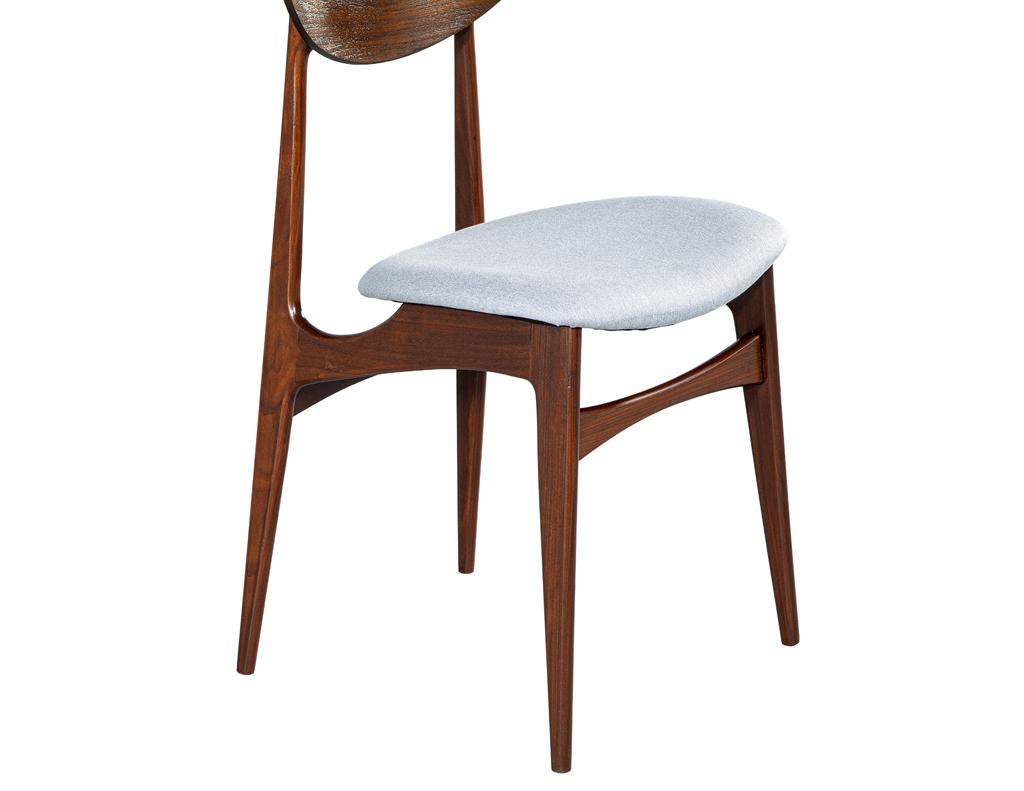 Set of 6 Mid-Century Modern Dining Chairs, Hans J. Wegner Style, 1960’s For Sale 13