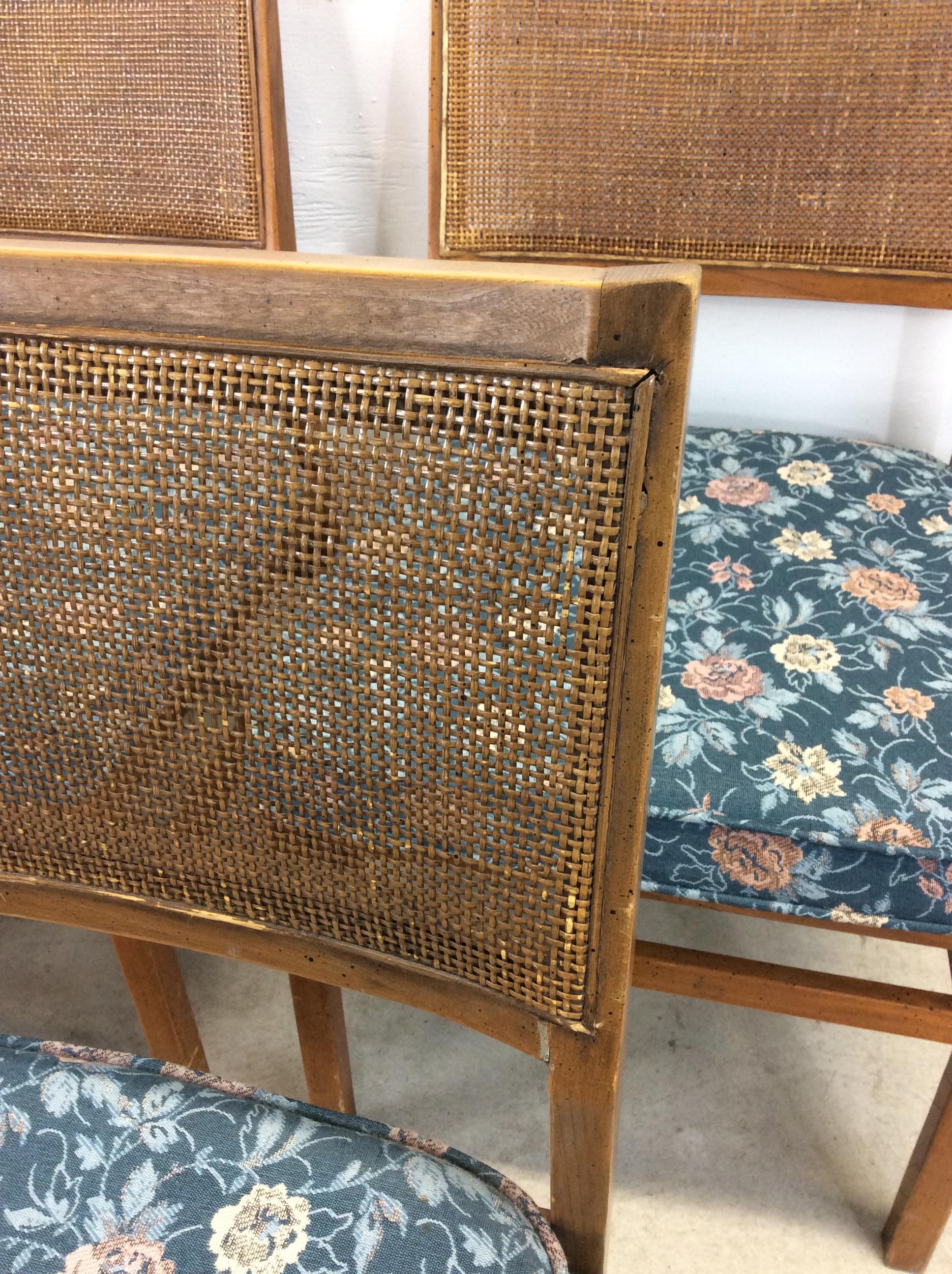 Ensemble de 6 chaises de salle à manger Modernity à dossier canné en vente 2