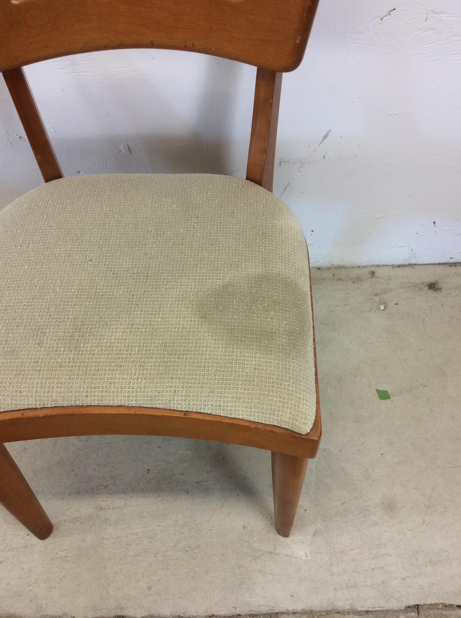 Ensemble de 6 chaises de salle à manger de style moderne du milieu du siècle par Heywood Wakefield Bon état - En vente à Freehold, NJ